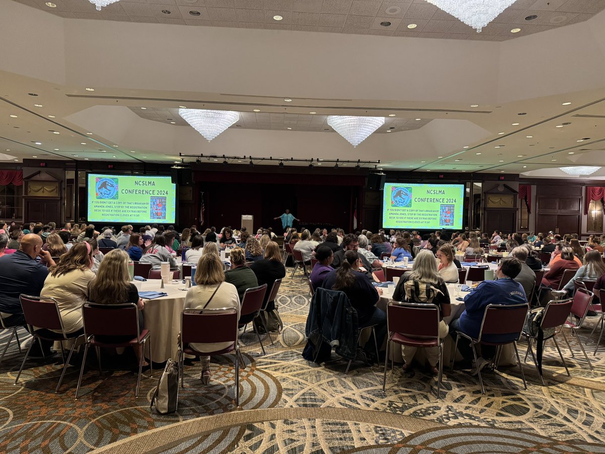 ๐น๐๐๐๐ ๐ฒ๐๐๐๐ (@jenniclarkreads) on Twitter photo Nothing beats starting the #NCSLMA24 conference with a opening keynote from the one and only <a href="/dlwstoryteller/">Donna Washington</a> Nothing beats starting the #NCSLMA24 conference with a opening keynote from the one and only <a href="/dlwstoryteller/">Donna Washington</a>