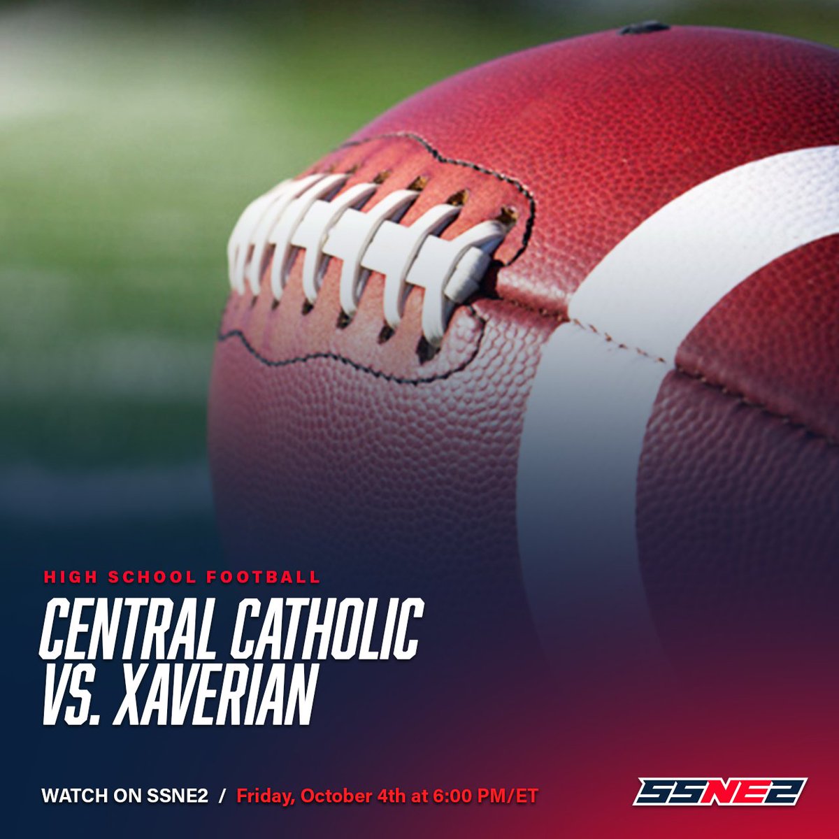 WatchSSNA's tweet photo. HIGH SCHOOL FOOTBALL
Friday (10/4) at 6:00PM/ET on Scholastic Sports New England (SSNE2)
@CCRaider_HS vs. @Xaverian_Hawks 

WATCH FREE HERE: https://t.co/Vyea7z20xZ

Watch Scholastic Sports New England (SSNE2) on your preferred devices including iOS, Android, Web and Smart TV applications.

WATCH 170+ CHANNELS FREE 24/7 on Dingo TV (@WatchDingoTV)

Download the FREE WatchDingo app on Amazon Fire TV, Google Play, Apple App Store, Android, iOS, LG, Roku, Samsung, Sony, Vizio and more.