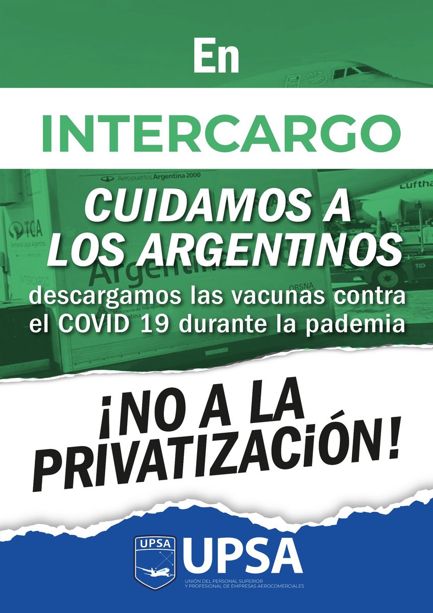 nmerzi's tweet photo. #IntercargoNoSeVende 
#IntercargoSeDefiende 

*Estatal
*De calidad
*Da ganancias en dolares

Por qué la quieren vender? 

Seguimos reclamando por nuestras paritarias.              Estamos atrasados más de 75% https://t.co/nMLsfCwYDO