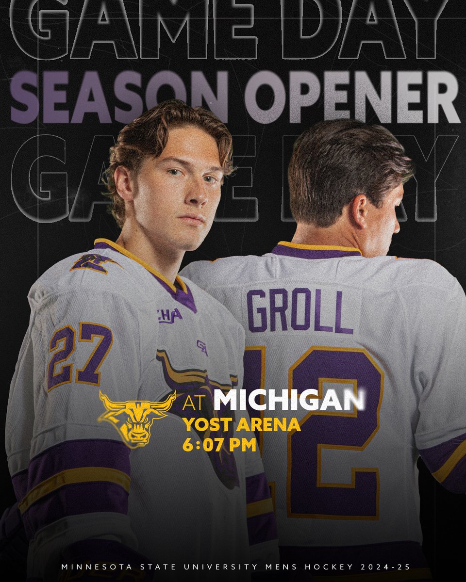 It is time. 🏒

Your Mavericks take on #7 <a href="/umichhockey/">Michigan Hockey</a> in Ann Arbor tonight! #HornsUp 

🆚 Michigan Wolverines
🕕 6:07 pm CT
🏟️ Yost Arena
📻 AM 1420 KTOE (FREE)
📺 bigtenplus.com/en-int/page/ho… ($)
📊 mgoblue.com/sidearmstats/m…