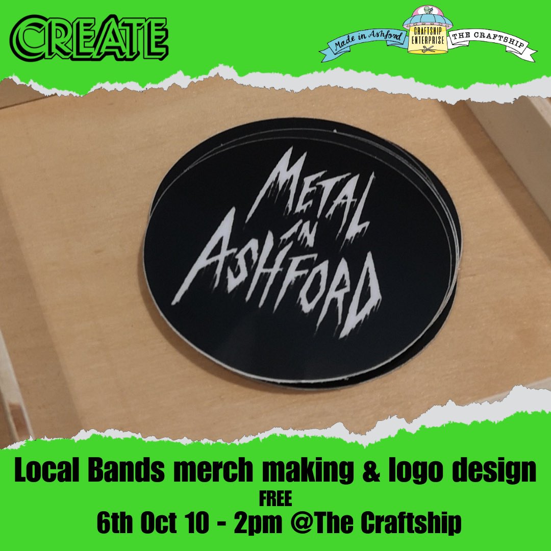 Don't miss the FREE WORKSHOPS taking places in Ashford this weekend as part of the Create Fringe including these great events <a href="/made_in_ashford/">made in ashford</a> &amp; B-Arts <a href="/coachworks_ash/">Coachworks Ashford</a> .
You'll find full details on our website: createmusicvillage.co.uk #choosecreate #ashford