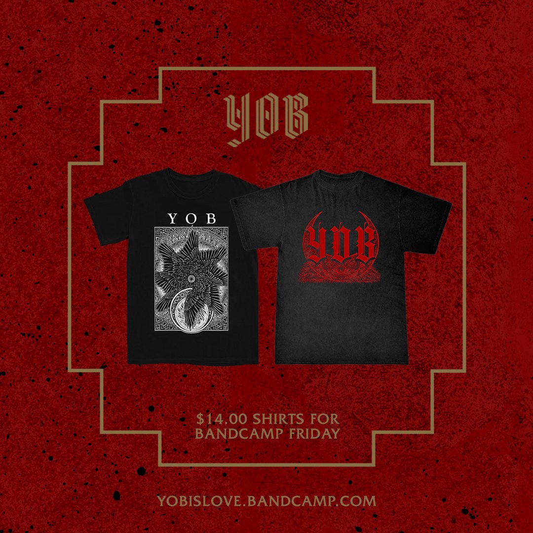 Bandcamp Friday flash sale.
For today only two of our favorite t-shirt designs, Crescent and Original Face, are available on our Bandcamp for $14.00.
yobislove.bandcamp.com/merch