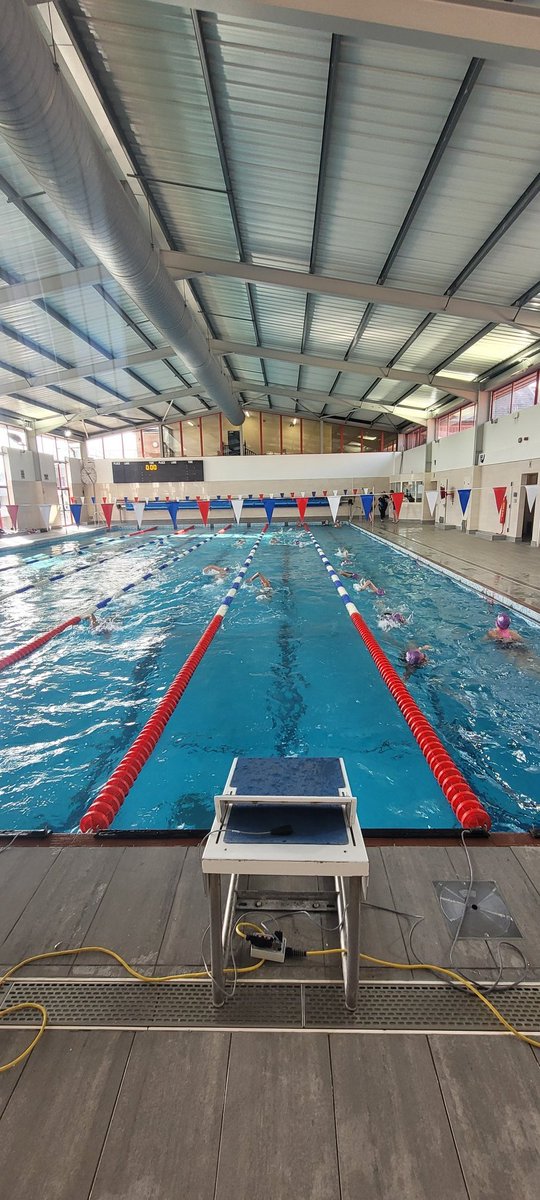 ESSA Secondary School Teams Relay! We are excited for our first ever entry into this competition! Warm Ups are underway! #SGGSsport