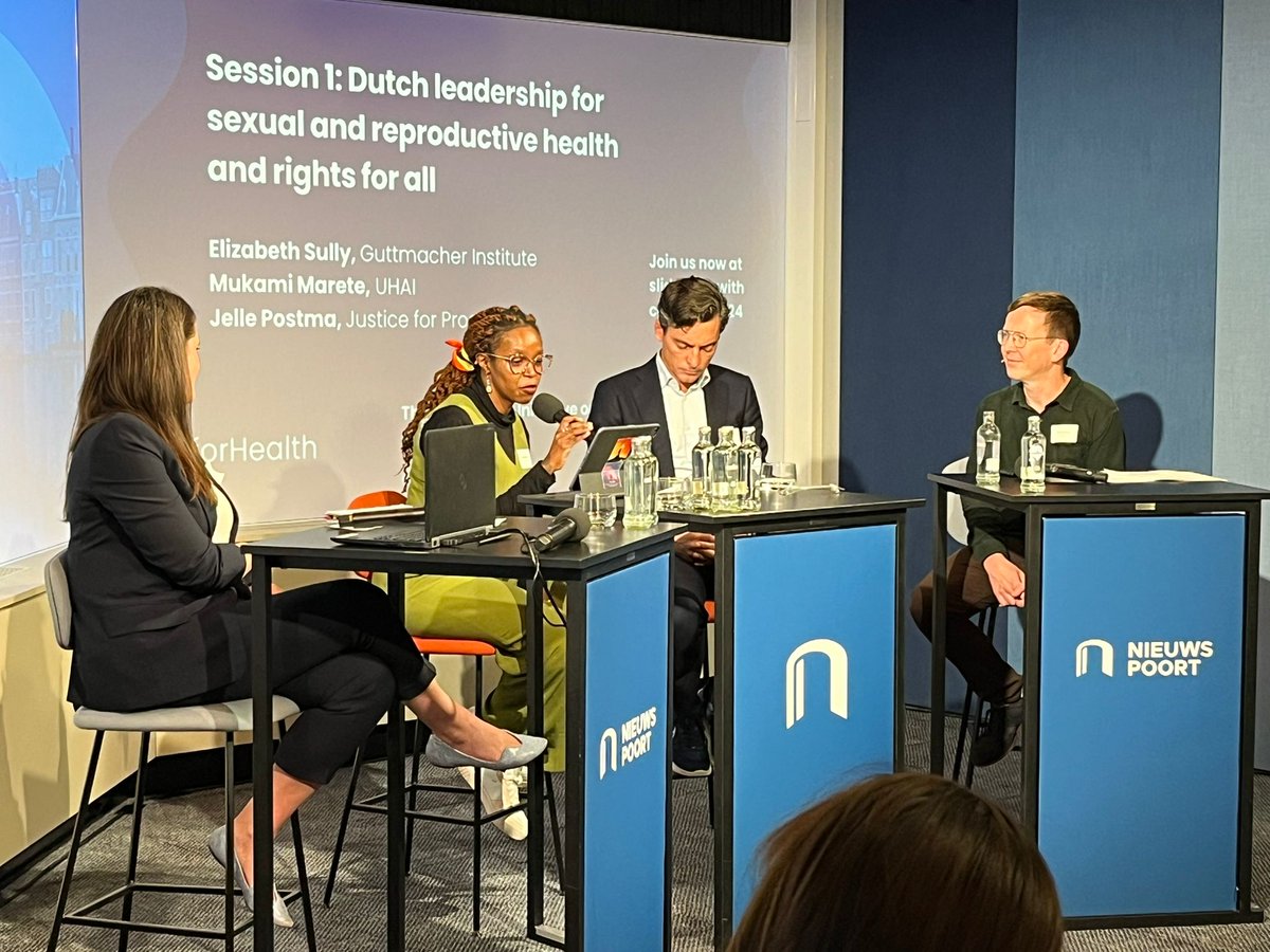 VSO_Nederland (@vsonl) on Twitter photo Session 1 has begun!
Elizabeth Sully from <a href="/Guttmacher/">Guttmacher Institute</a> shares insights from their report 'Just the Numbers' on the Dutch impact on international family planning and HIV: “NL has made strong & bold commitments for investments in health & rights of women and girls."
#NLforHealth Session 1 has begun!
Elizabeth Sully from <a href="/Guttmacher/">Guttmacher Institute</a> shares insights from their report 'Just the Numbers' on the Dutch impact on international family planning and HIV: “NL has made strong & bold commitments for investments in health & rights of women and girls."
#NLforHealth