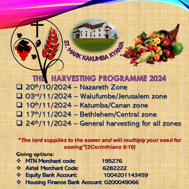 KakumbaChurch's tweet photo. Harvesting program 2024 https://t.co/yd0S1iYzgD