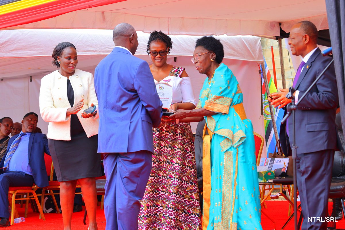 National TB Reference Laboratory (@ntrlug) on Twitter photo Prof. Moses Joloba, MD <a href="/NTRLUg/">National TB Reference Laboratory</a>, was honored for his contributions to Uganda's lab sector by Rt. Hon. Rebecca Kadaga, 1st Deputy PM,Minister for EAfrica Affairs, @UNHLDS while launching the "Regional Integrated Laboratory Systems Strengthening Project" funded by The Global Fund. Prof. Moses Joloba, MD <a href="/NTRLUg/">National TB Reference Laboratory</a>, was honored for his contributions to Uganda's lab sector by Rt. Hon. Rebecca Kadaga, 1st Deputy PM,Minister for EAfrica Affairs, @UNHLDS while launching the "Regional Integrated Laboratory Systems Strengthening Project" funded by The Global Fund.