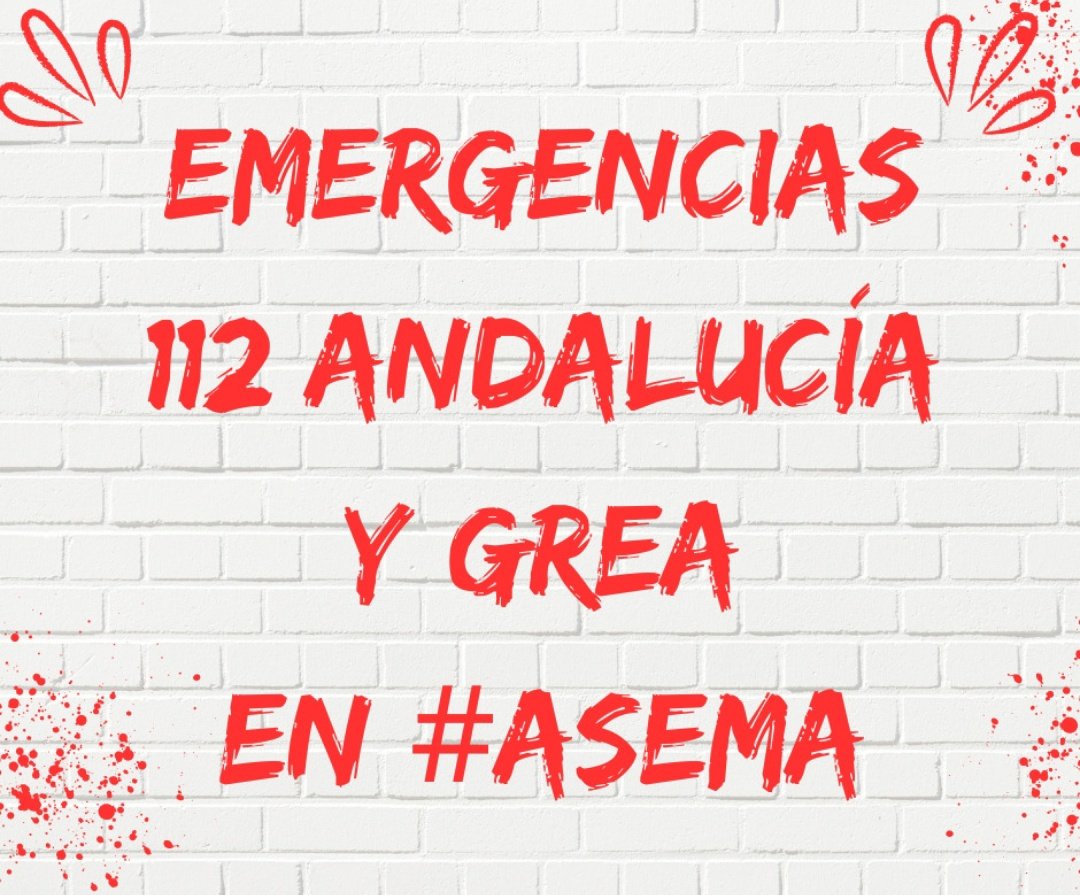<a href="/FSAN_CCOO/">FSAN-CCOO</a> #Emergencias112Andalucía y el #GREA deben formar parte de #ASEMA
El Gobierno de <a href="/JuanMa_Moreno/">Juanma Moreno</a> y <a href="/antoniosanz/">Antonio Sanz Cabello</a> no NOS PUEDEN EXCLUIR de la nueva Agencia de emergencias, siendo el primer contacto con la ciudadanía.

#IntegraciónEnAsemaYa