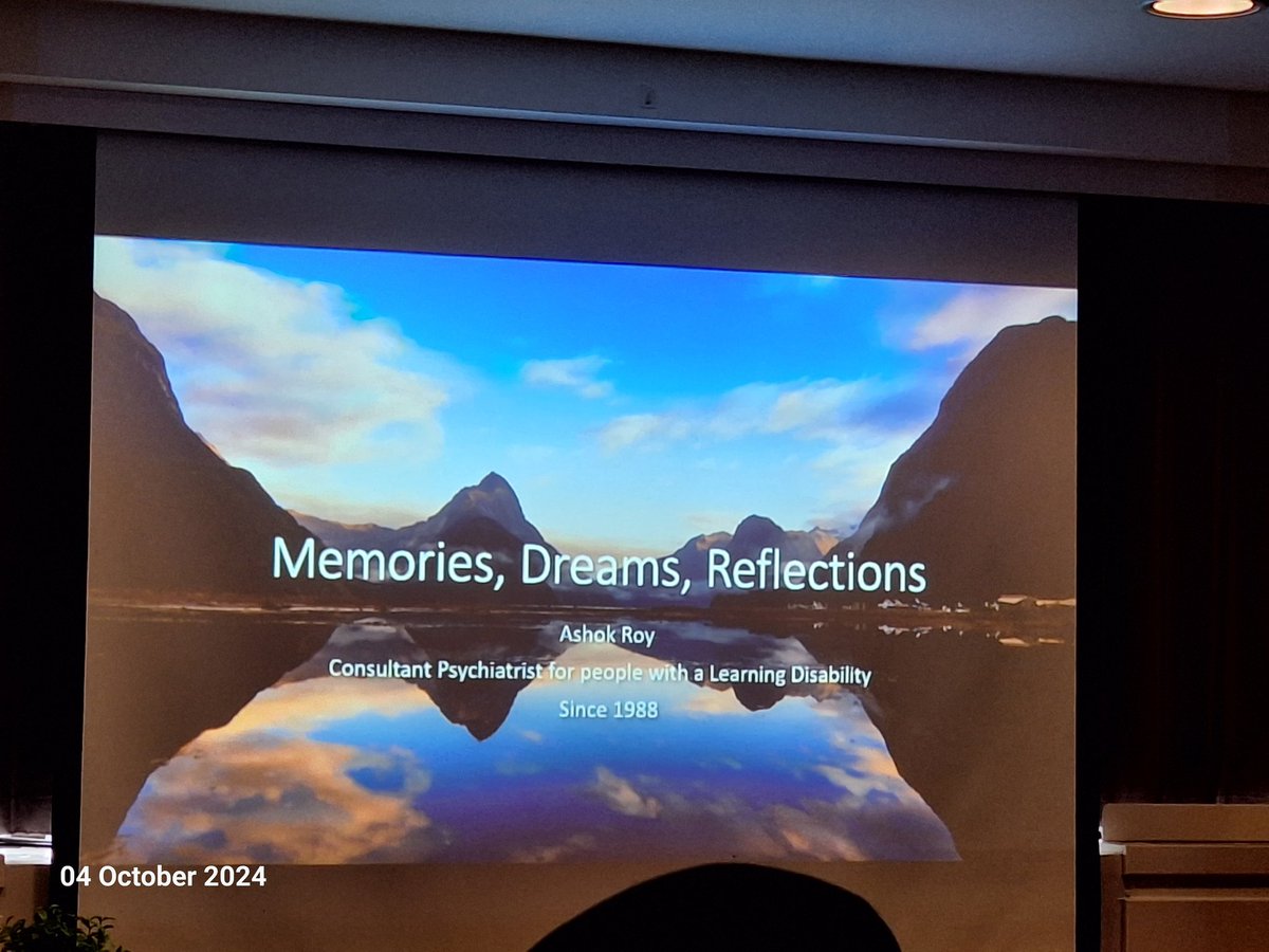 Listening to the yearly lecture by Dr Ashok Roy OBE 'Jose Jancar Lecture: memories, dreams and reflections'..sharing his experiences <a href="/Roy1Ashok/">Ashok Roy</a> <a href="/rcpsych/">Royal College of Psychiatrists</a> <a href="/psychiatryofid/">Psychiatry of ID</a> <a href="/2getherBchc/">BCHC Improving 2Gether</a> <a href="/BCHC_RnI/">BCHC R&I</a>