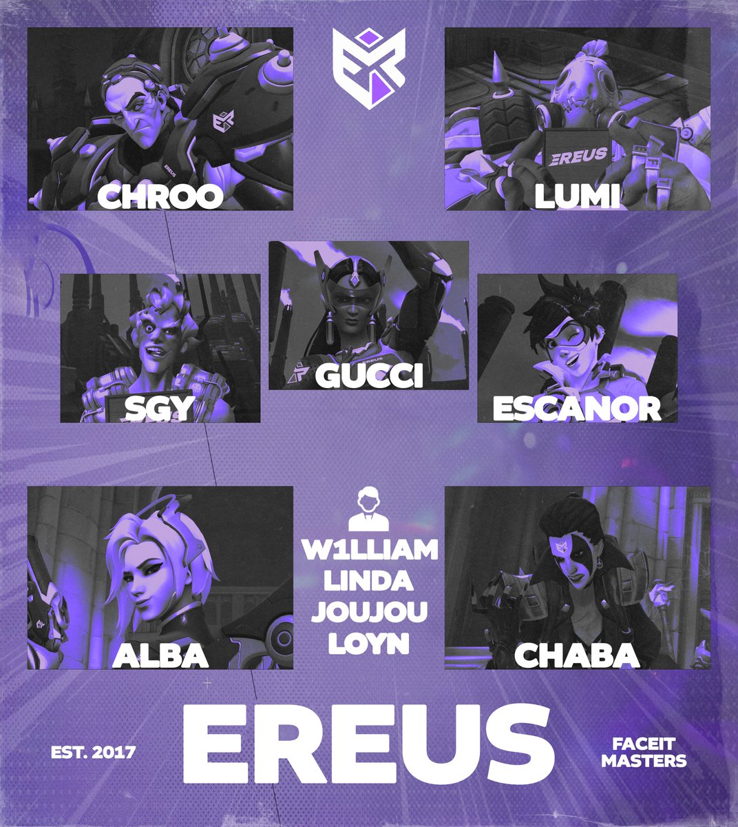 ฮREUS (@ereusgg) on Twitter photo ๐ยกHEMOS LLEGADO A <a href="/FACEIT_OW/">FACEIT Overwatch</a> MASTER! ๐ค
Presentamos nuestro roster para esta SEASON 3:
๐ก๏ธ๐ช๐ช <a href="/Chroo_/">Chroo</a>
๐ก๏ธ๐ธ๐ฌ <a href="/lumi__ow/">lumi</a>
โ๏ธ๐ซ๐ฎ <a href="/Gucciow1/">gucci</a>
โ๏ธ๐ธ๐ฆ <a href="/EscanorOw/">escanor</a>
โ๏ธ๐ธ๐ฌ <a href="/sqggy/">sgy</a>
๐๐ง๐ช <a href="/ChabaOW/">Chaba</a>
๐๐ด๓ ง๓ ข๓ ณ๓ ฃ๓ ด๓ ฟ <a href="/albavxz/">alba</a>
๐๐ซ๐ท <a href="/LoynOw/">Loyn</a>
๐ผ๐ธ๐ช <a href="/W1LLIAM_Ow/">W1LLIAM</a> / ๐ญ๐บ @mikes_linda
๐จ ๐ช๐ธ @JouJou_MOD
#ReviviรณElGaming ๐ยกHEMOS LLEGADO A <a href="/FACEIT_OW/">FACEIT Overwatch</a> MASTER! ๐ค
Presentamos nuestro roster para esta SEASON 3:
๐ก๏ธ๐ช๐ช <a href="/Chroo_/">Chroo</a>
๐ก๏ธ๐ธ๐ฌ <a href="/lumi__ow/">lumi</a>
โ๏ธ๐ซ๐ฎ <a href="/Gucciow1/">gucci</a>
โ๏ธ๐ธ๐ฆ <a href="/EscanorOw/">escanor</a>
โ๏ธ๐ธ๐ฌ <a href="/sqggy/">sgy</a>
๐๐ง๐ช <a href="/ChabaOW/">Chaba</a>
๐๐ด๓ ง๓ ข๓ ณ๓ ฃ๓ ด๓ ฟ <a href="/albavxz/">alba</a>
๐๐ซ๐ท <a href="/LoynOw/">Loyn</a>
๐ผ๐ธ๐ช <a href="/W1LLIAM_Ow/">W1LLIAM</a> / ๐ญ๐บ @mikes_linda
๐จ ๐ช๐ธ @JouJou_MOD
#ReviviรณElGaming