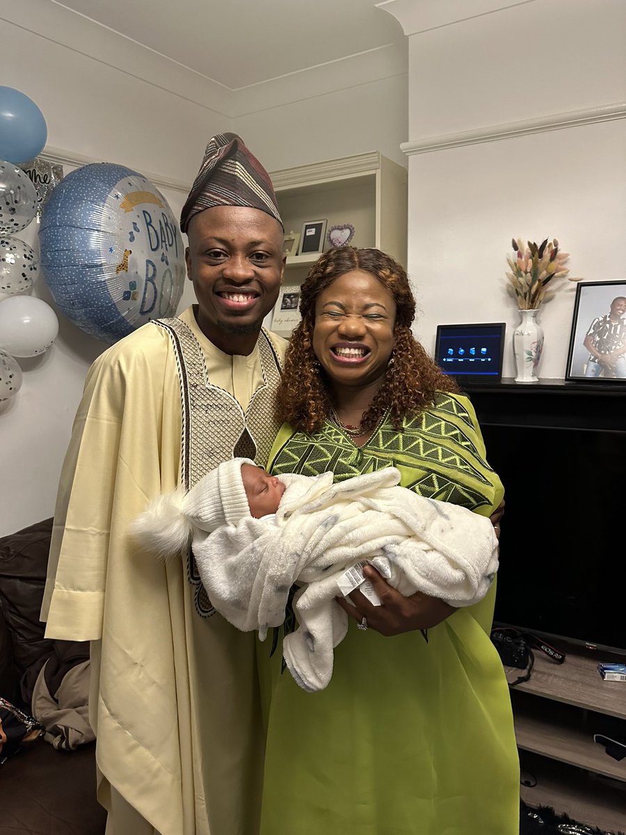 solaadio's tweet photo. One of the greatest days of my life again was Wednesday. My white agbada only comes out on special days. 

My journey as Eniola’s mentor started 10 years ago when she was still single single and searching for direction. We have passed through many fires and many waters. 

I count it the highest privilege to co-officiate the naming of her new son with her husband, Timothy after 5 years of marriage. 

10 years of witnessing constant business progress and social transformation in her life. I am thankful to God. 🙏🏾👌🏾❤️🥰🤗