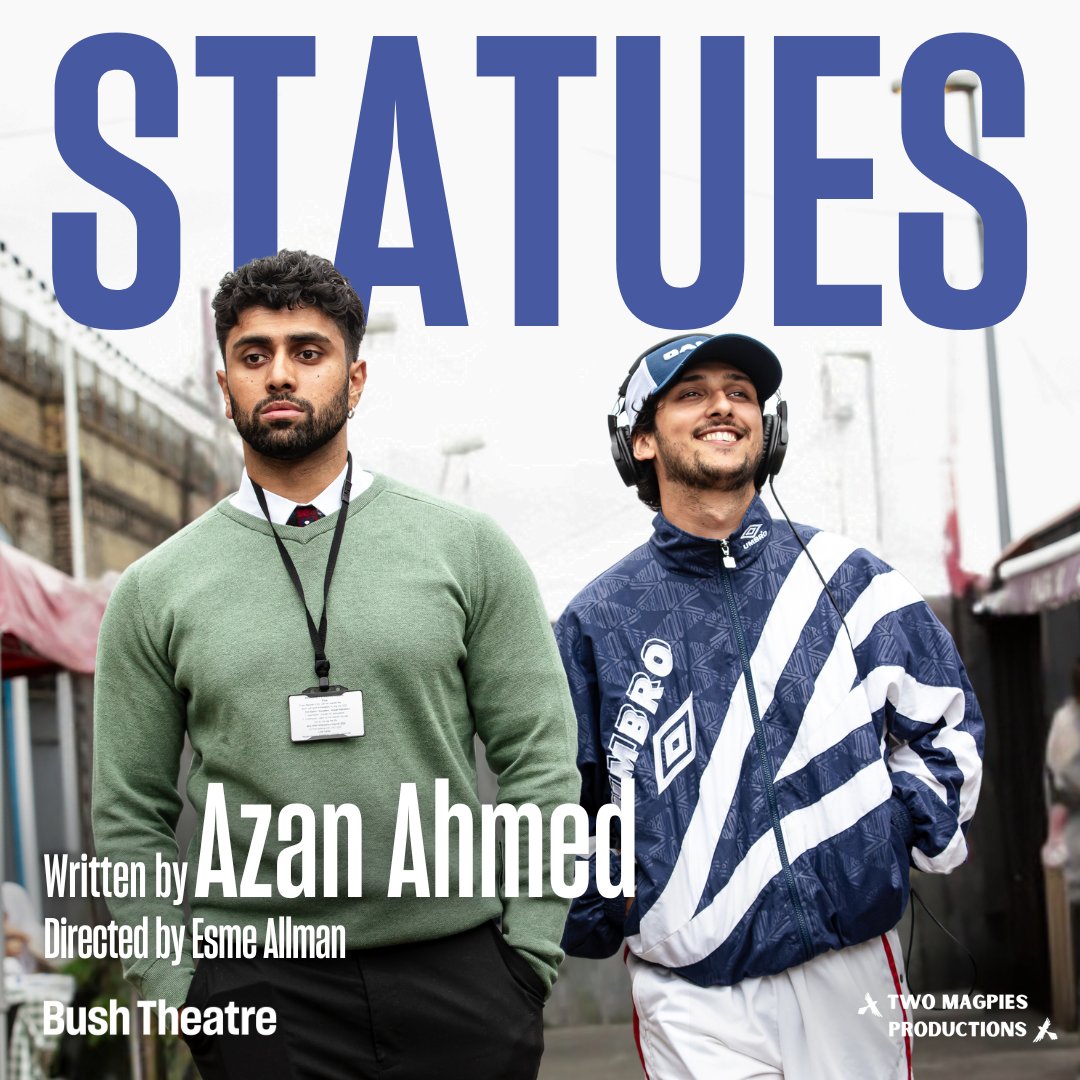 From Our Friends 💿

Days after his father’s passing, Yusuf discovers a dusty mixtape that changes everything he knew about a man who barely spoke

How did a passionate wordsmith become a silent statue?

🎭 <a href="/bushtheatre/">Bush Theatre</a>
🗓️ 9 Oct - 9 Nov
🎟️ bushtheatre.co.uk/event/statues/