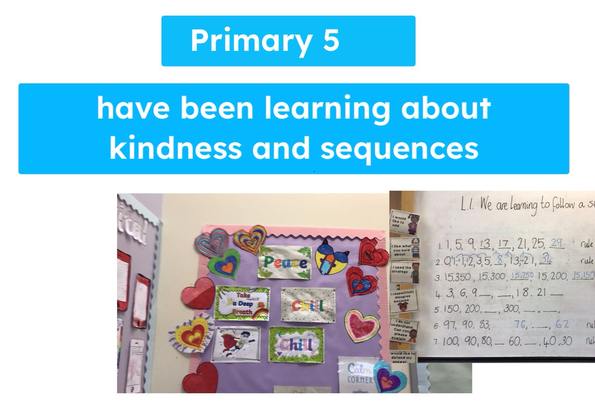 The pupil social media team are sharing some images of the learning in our school this week
