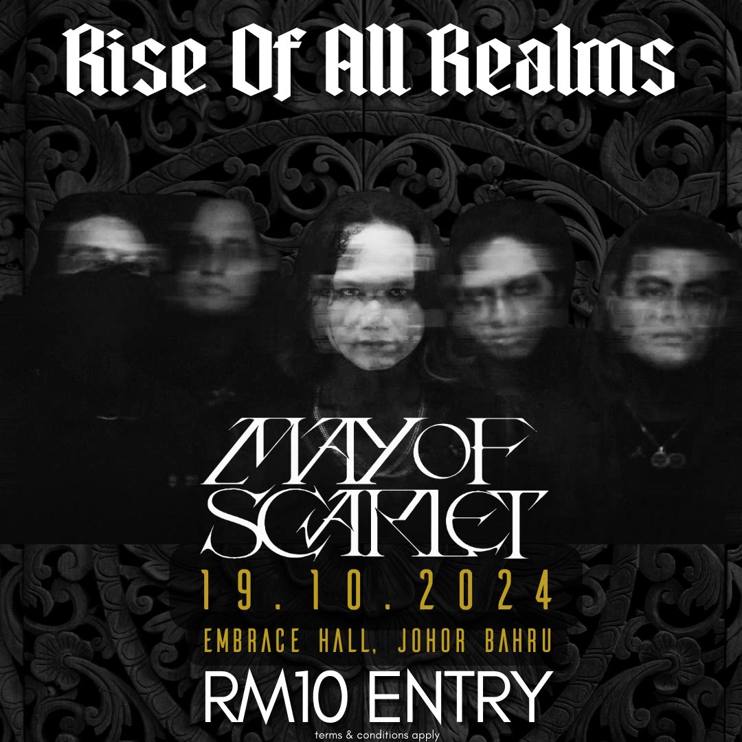 Rise of all realms 2024 collaboration tour present to you Purbawara album showcase this 19.10.24 at Embrace Hall, Johor Bharu

See you guys there ‼️
