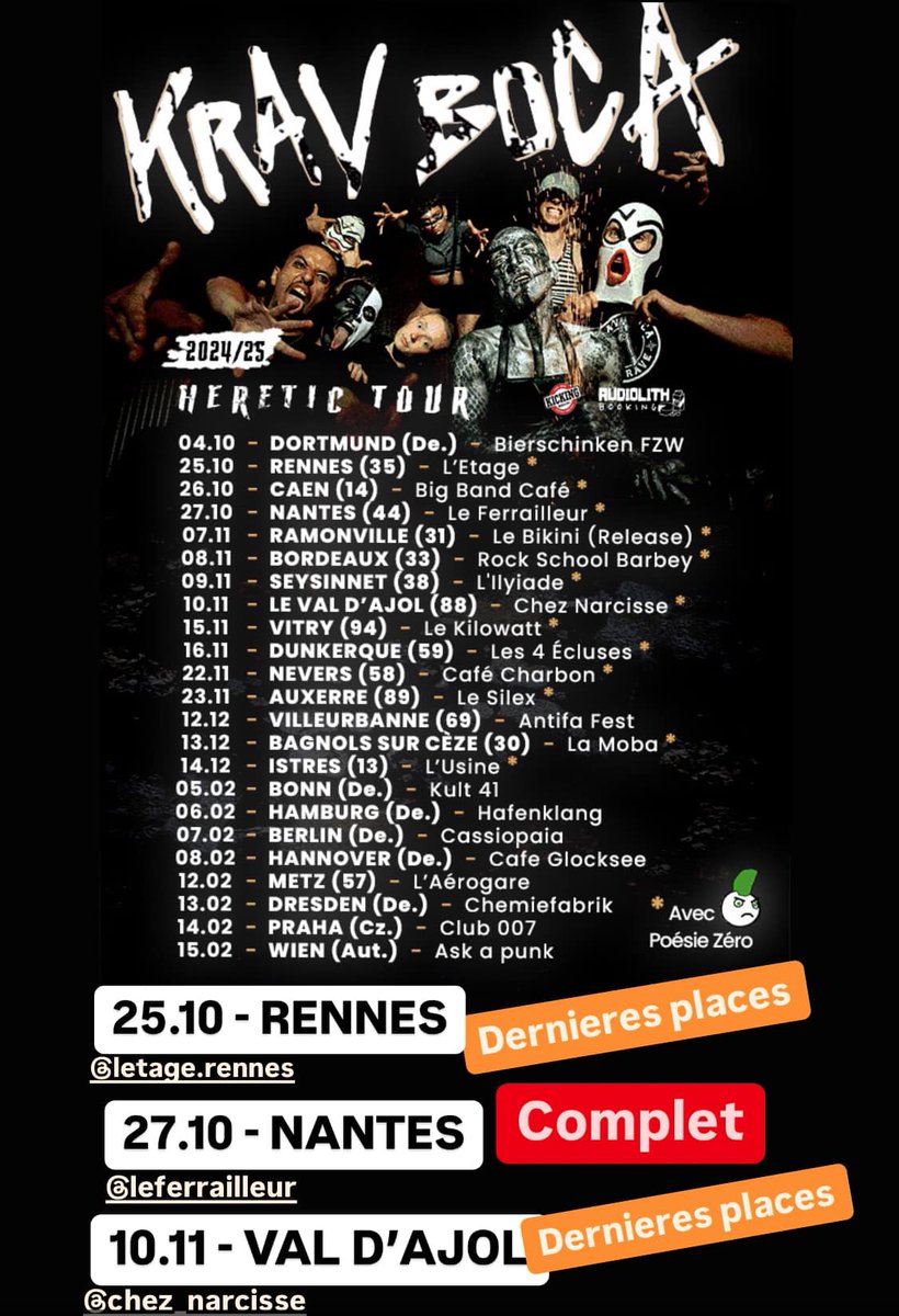 Tonight DORTMUND #bierschinken
#punkrap #punkhardcore #rapmetal