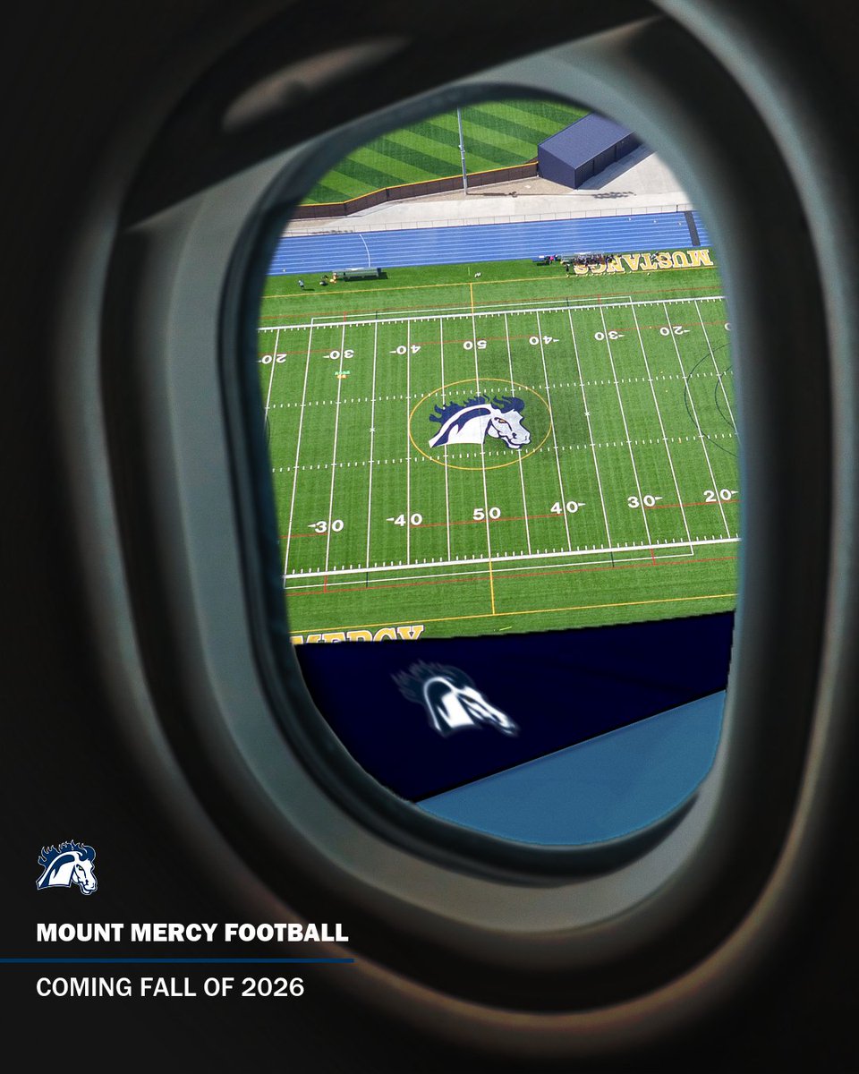 BREAKING: Landing in 2026, Mount Mercy Football will be coming to Hadzic Field! #MMUfootball