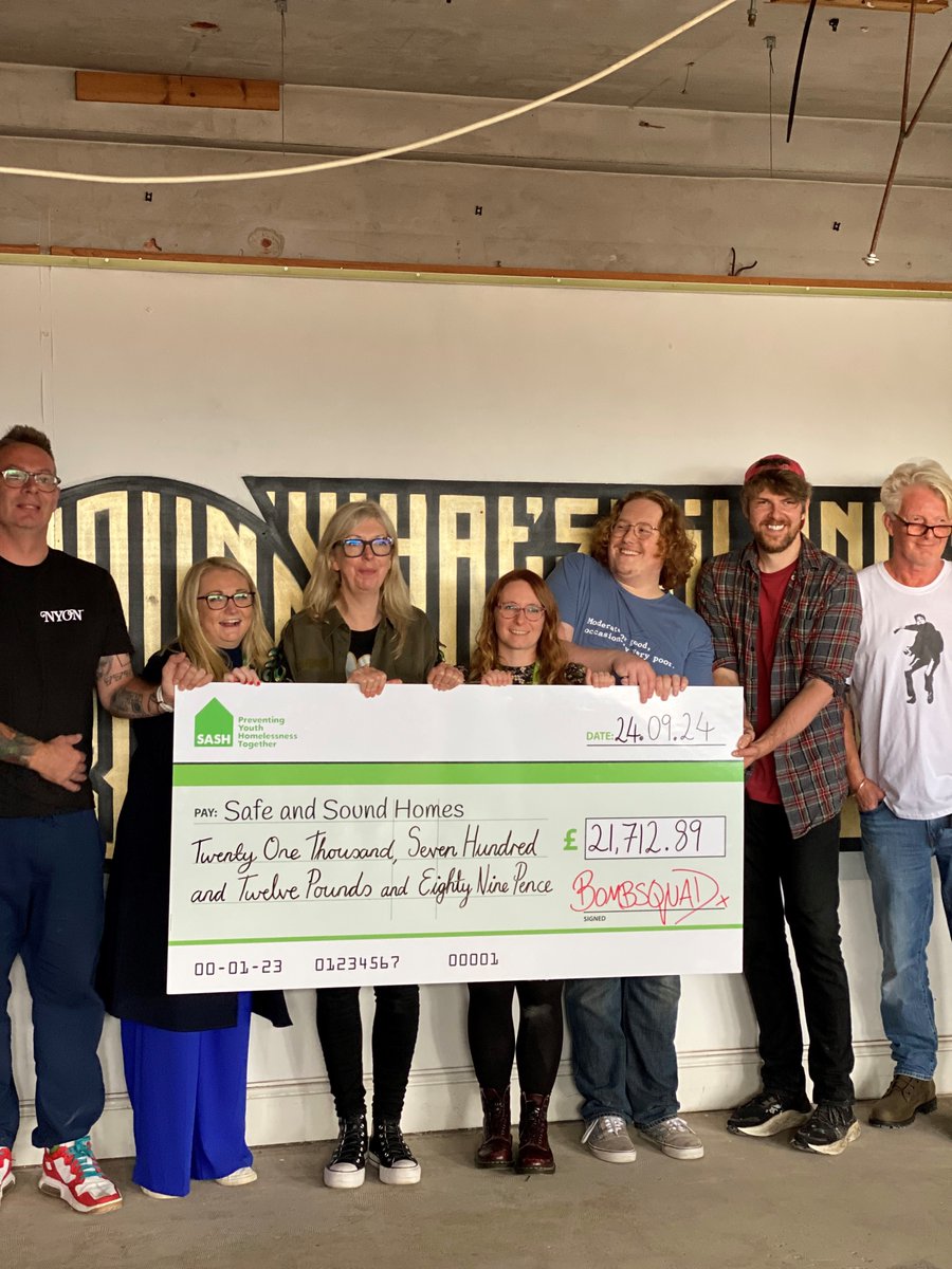 An exciting update about the Bombsquad - Rise Of The Vandals exhibition that took place over 3 weekends in Summer...👀

Read about how much the incredible Bombsquad raised for SASH as well as some words from our team here - sash-uk.org.uk/2024/10/04/and…