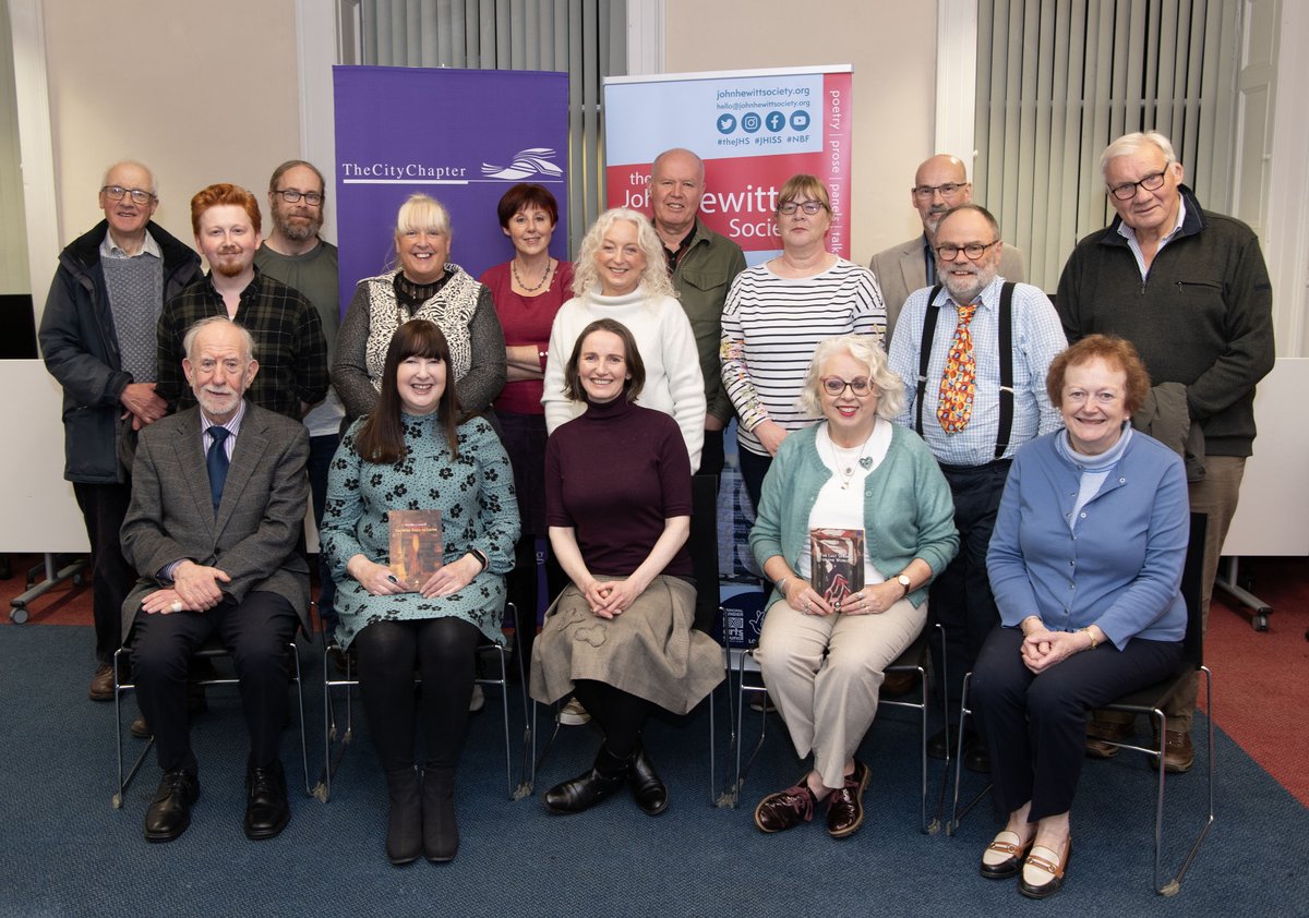ArmaghRobinsonLib (@armrlib) on Twitter photo City Chapter's celebration of National Poetry Day, with guest Poets Maureen Boyle and Deirdre Cartmill.
<a href="/The_JHS/">The John Hewitt Society</a> supported this City Chapter event.
#NationalPoetryDay #NationalPoetryDay2024
Image credit: Ian Maginess City Chapter's celebration of National Poetry Day, with guest Poets Maureen Boyle and Deirdre Cartmill.
<a href="/The_JHS/">The John Hewitt Society</a> supported this City Chapter event.
#NationalPoetryDay #NationalPoetryDay2024
Image credit: Ian Maginess