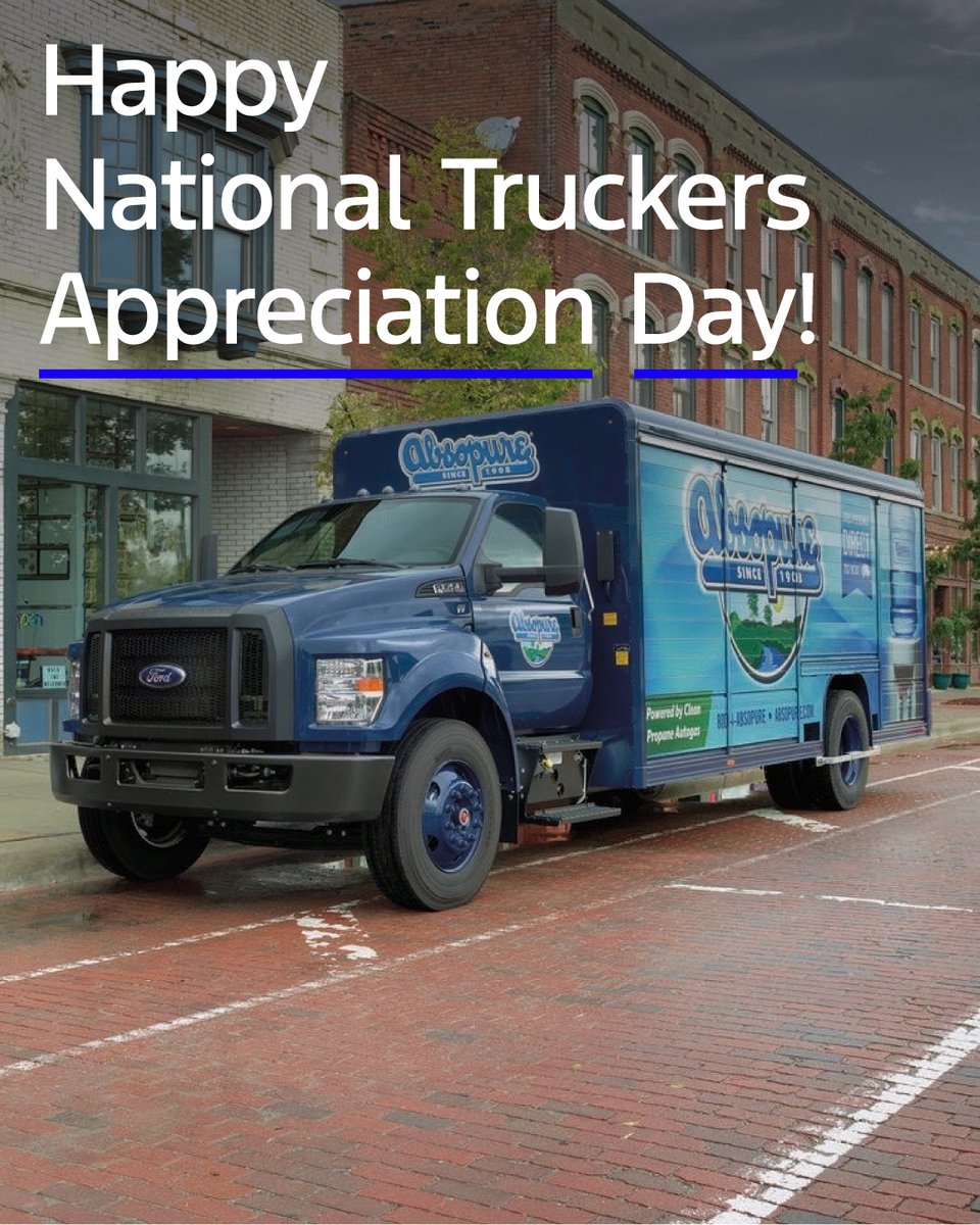 Truckers keep businesses and supply chains moving.

With today being #NationalTruckersAppreciationDay, I’m thinking about our <a href="/FordPro/">Ford Pro</a> customers, their drivers, and their impact in the community. We’re proud to provide vehicles and software to help keep their fleets on track.