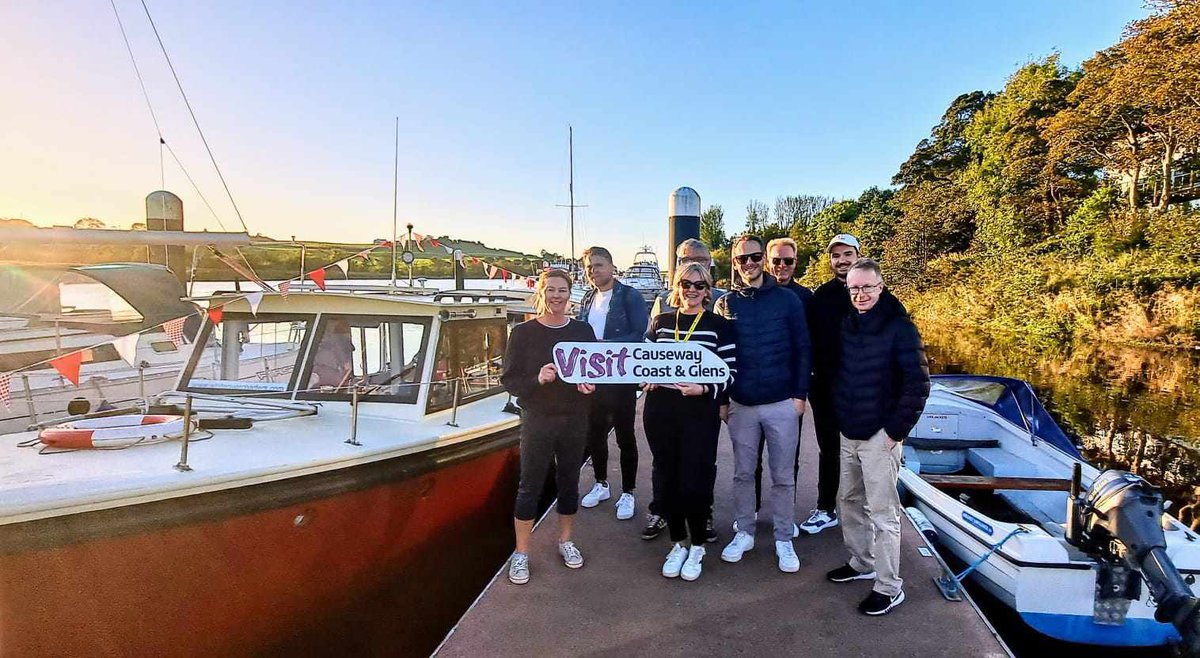 Visit Causeway Coast & Glens (@visitcauseway) on Twitter photo Golf writers & journalists came to experience Causeway Coast and Glens this week.
Hosted by <a href="/CausewayFoodie/">Causeway Foodie Tour</a> with <a href="/RiverCharters/">White River Charters</a> and Dunluce Distillery, Wendy was able to showcase the fantastic food and drink produce available here and the stunning landscape and destination 🌊⛳️ Golf writers & journalists came to experience Causeway Coast and Glens this week.
Hosted by <a href="/CausewayFoodie/">Causeway Foodie Tour</a> with <a href="/RiverCharters/">White River Charters</a> and Dunluce Distillery, Wendy was able to showcase the fantastic food and drink produce available here and the stunning landscape and destination 🌊⛳️