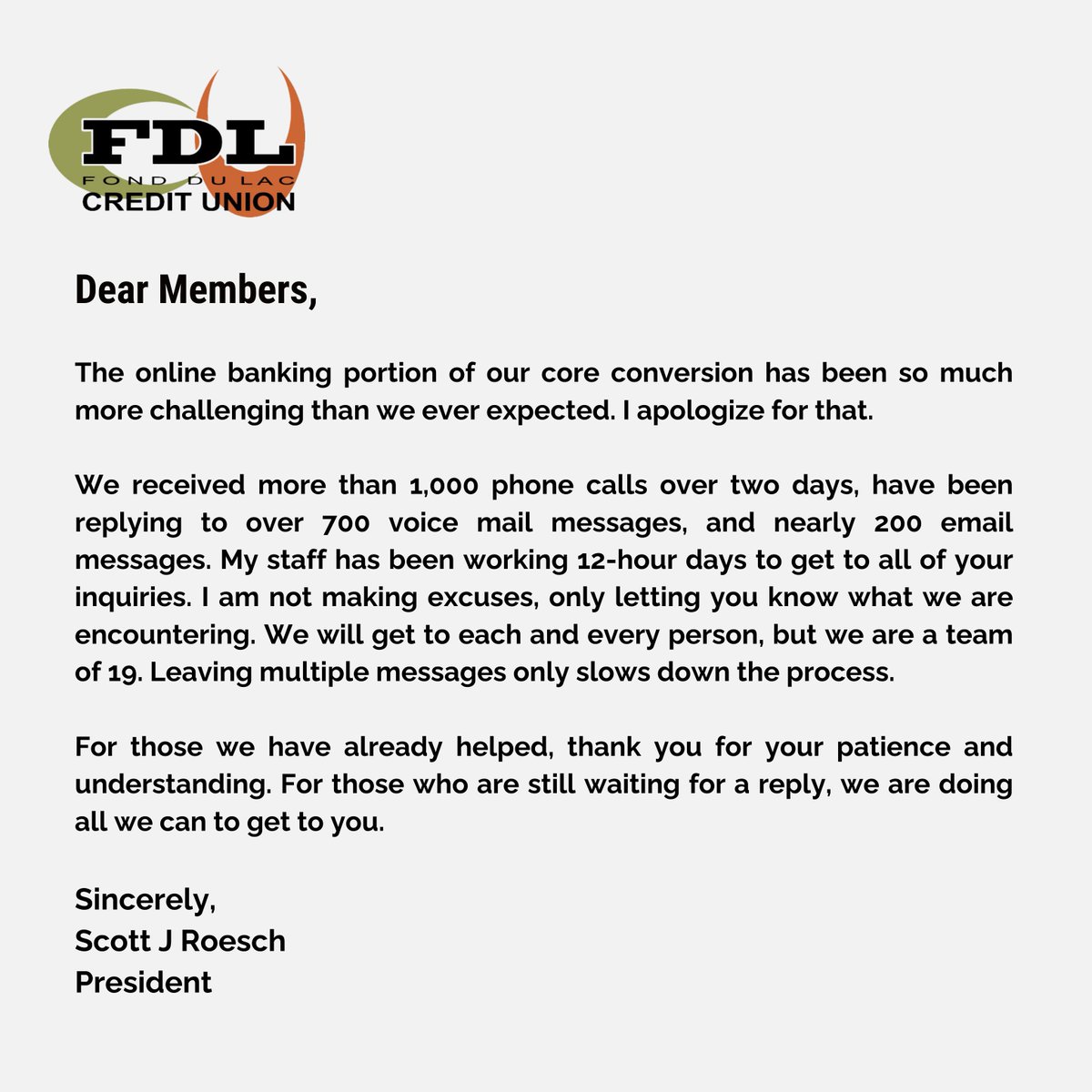 Fond du Lac Credit Union (@fdlcu) on Twitter photo 