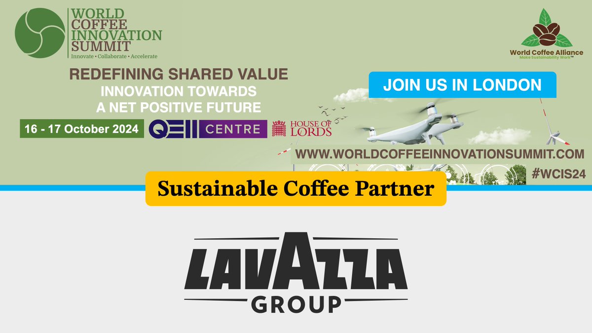 📢We are thrilled Lavazza Group is our Sustainable Coffee Partner providing their specialty coffee at World Coffee Innovation Summit London 16-17 Oct 2024!

Meet Lavazza Group and learn more about “Awakening a better world every morning”, Register Now 👉lnkd.in/df_2eH98