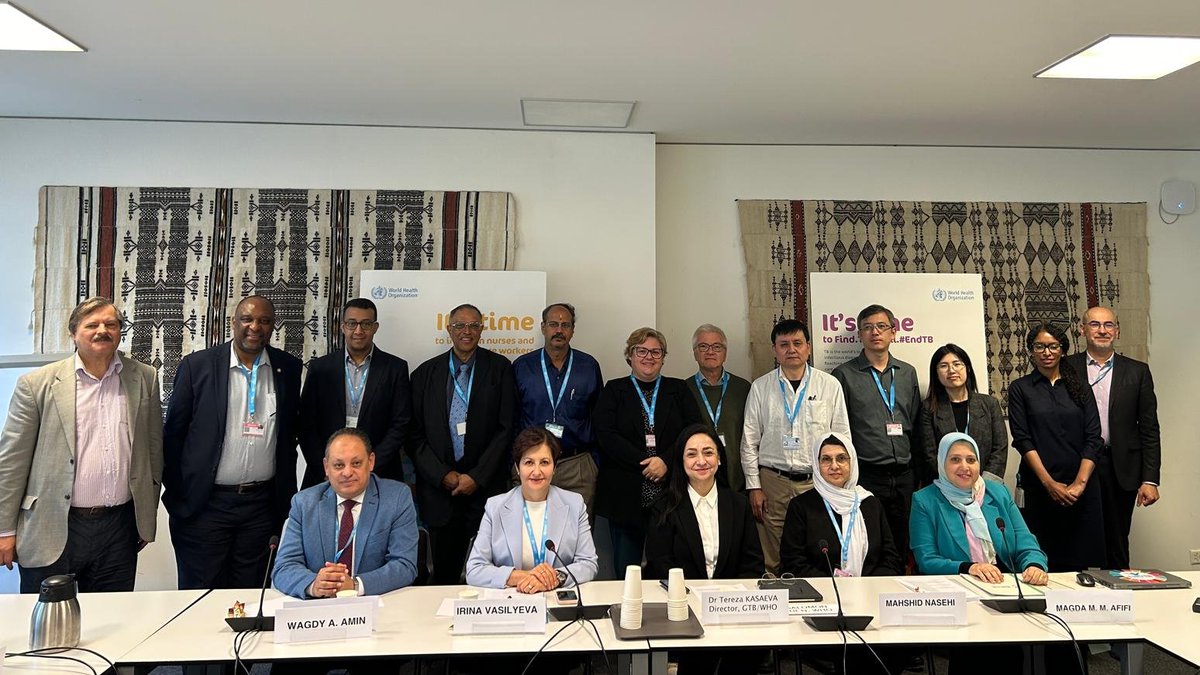 TerezaKasaeva's tweet photo. @WHO is pleased to host the 16th #BRICS #TB Research Network Meeting with aim of setting a new research &amp; innovation agenda through BRICS cooperation &amp; accelerating translation of TB research into clinical practice. 
Spotlight on
⚡️New #TB vaccines
⚡️Lung Health
⚡️TB elimination https://t.co/vWhAsBXPfY