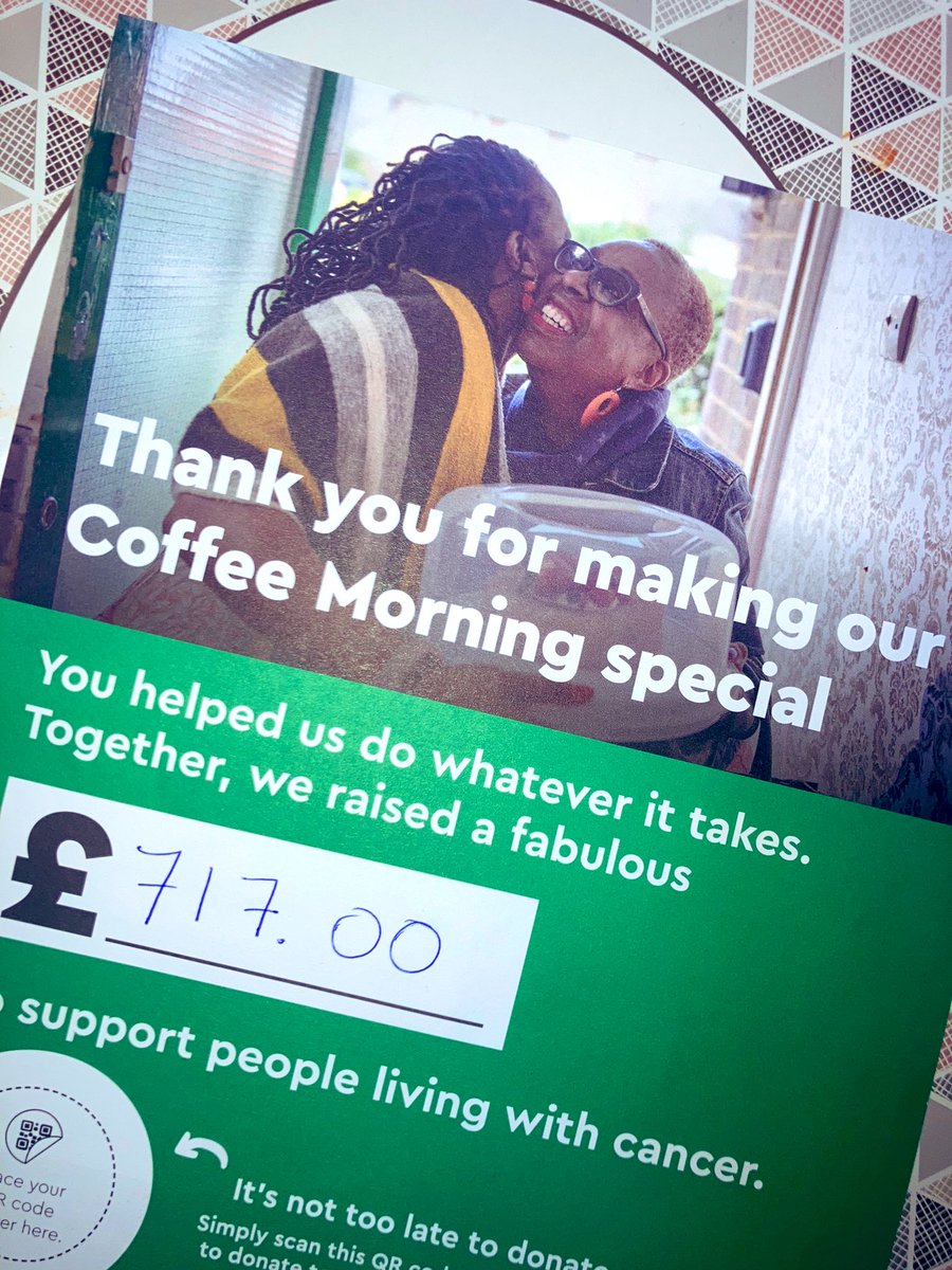 What a morning! Surrounded by the most wonderful of people who could make it today. To all who came, have donated and have sent the kindness of words, Thankyou 💚💚 <a href="/macmillancancer/">Macmillan Cancer Support</a> #MacmillanCoffeeMorning