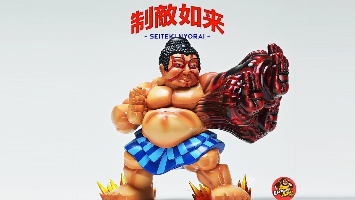 TheToyChronicle's tweet photo. Urban Ape Toy by FatLane Presents Seiteki Nyorai @urbanapetoys  https://t.co/sJSgjPYIqa https://t.co/Z3Q0PrW1Ua