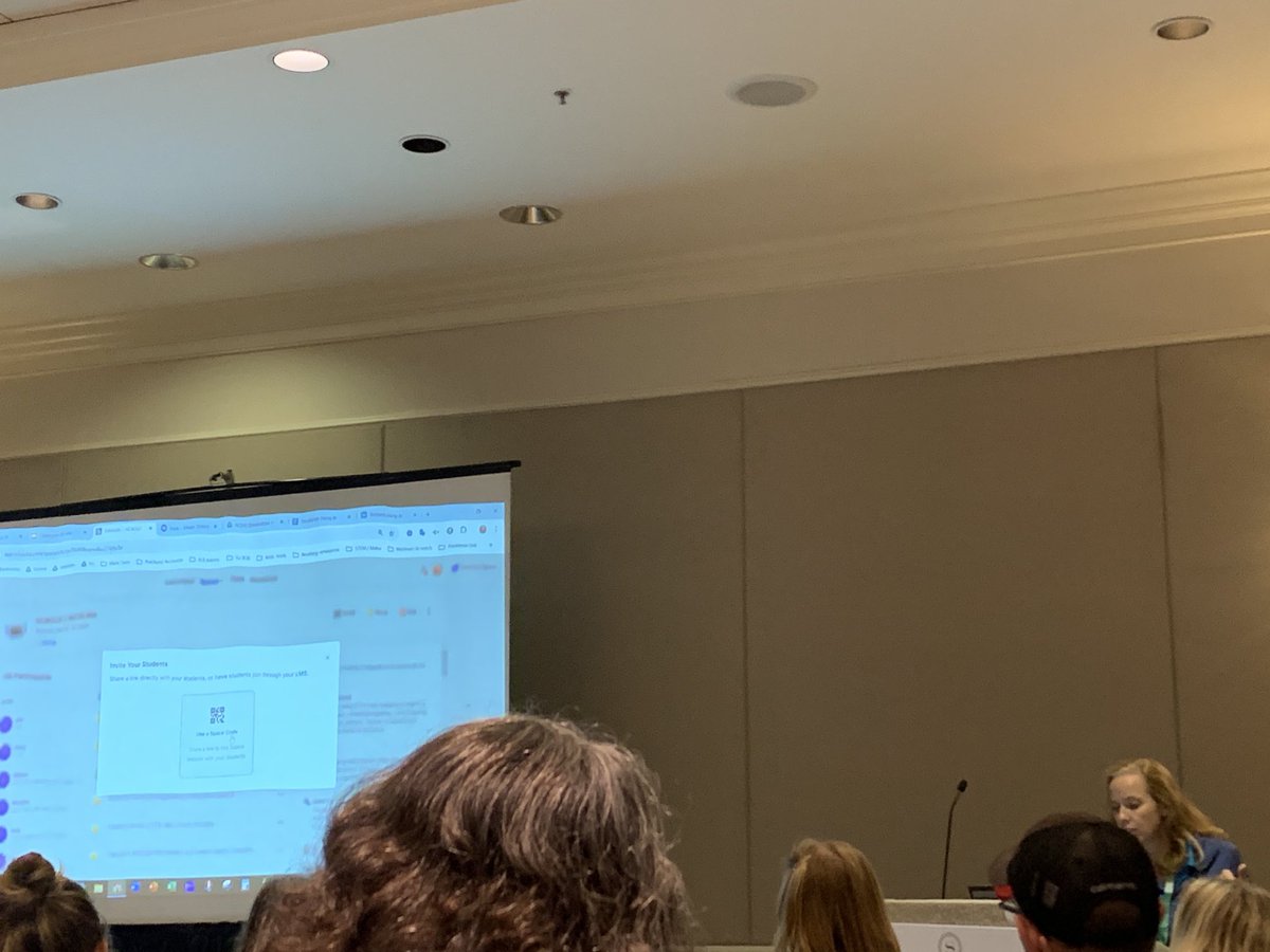 ⁦<a href="/NCSLMA/">NCSLMA</a>⁩ learning great things from Katie Bogle about how to appropriately use AI with students!!!! Very excited!!!!! #ncslma