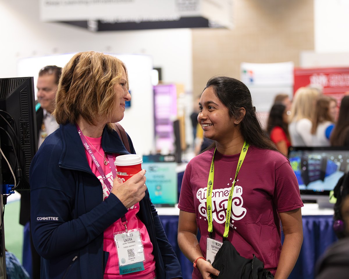 PurdueRCAC's tweet image. Purdue WHPC is pleased to announce travel scholarships for tech conferences. The scholarships support women in STEM fields. Don't miss this opportunity to build valuable connections. Apply ➡️ bit.ly/3yXhEi9.
#WomenInSTEM #HPC #ResearchComputing #PurdueWHPC #WomenInTech
