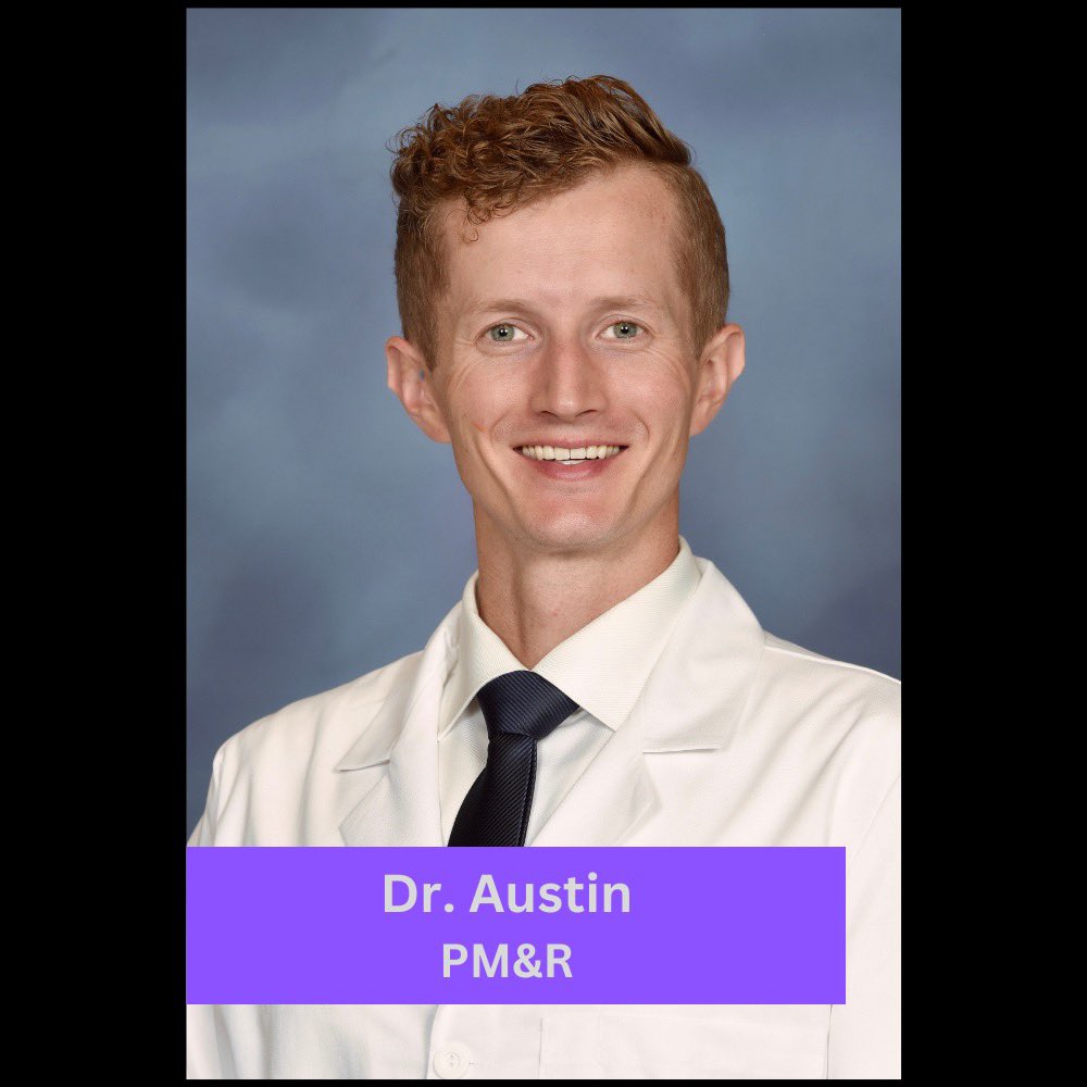 medlinkadvise's tweet photo. Introducing our PM&amp;R advisor, Dr. Austin Anderson!
Program: University of Colorado PM&amp;R
Interests in PM&amp;R: SCI, TBI, Sports Med, EMGs, Amputee Rehab
Hobbies: Reading, Body Building, Movies🏀 🏐 ⛳️ 🥾 and pickleball
Link in bio to meet with Dr. Austin!
@AusteopathDO 
#physiatry https://t.co/fZPw9iHmUe