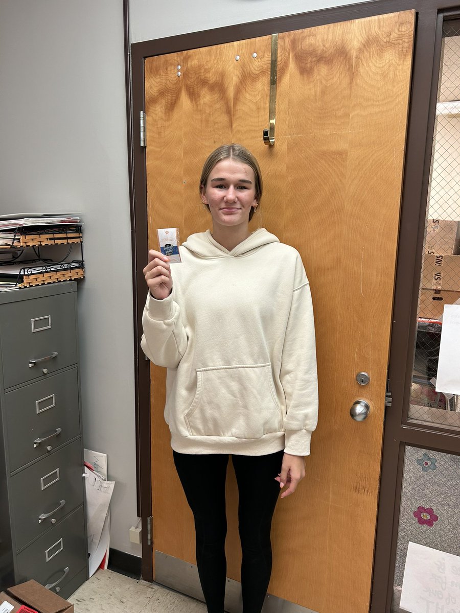 tl_indians's tweet photo. Sophomore Jorja Timm got an exemplary behavior write-up from an IHSAA official on Tuesday night for her “outstanding sportsmanship”. Keep up the great work, Jorja! @IHSAA1 @tl_volleyball https://t.co/AQidQd01lF