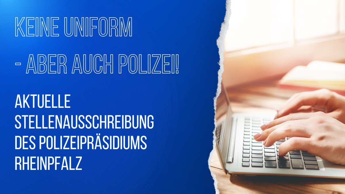 Keine Uniform - aber auch #Polizei!  

Beim PP Rheinpfalz bieten derzeit eine Stelle als Hausmeisterin/Hausmeister in Landau und eine Stelle  in der Sachbearbeitung IT-Systemtechnik an.

Komm in unser Team und sorge, auch ohne Uniform, für eine sichere Vorder- und Südpfalz!