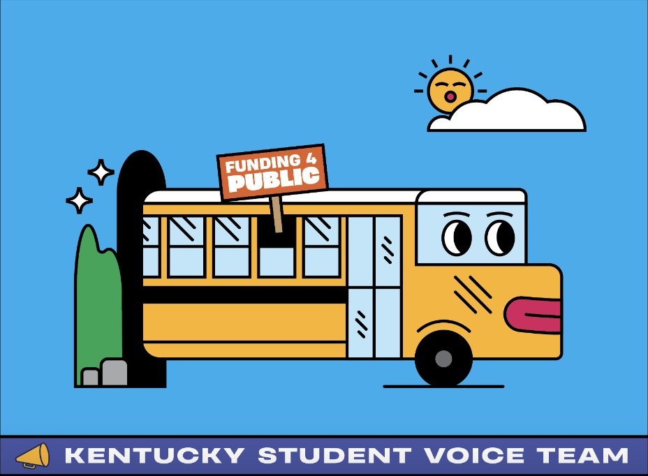 Near Lex, Frankfort, or Louisville Sunday, October 13th? Join us for a teach-in at one of our stops for the "Amendment 2 Myth Bus Tour". You'll learn more abt what is at stake this Nov. &amp; why so many Ss care abt public dollars staying w public schools. ksvt.org/vouchers