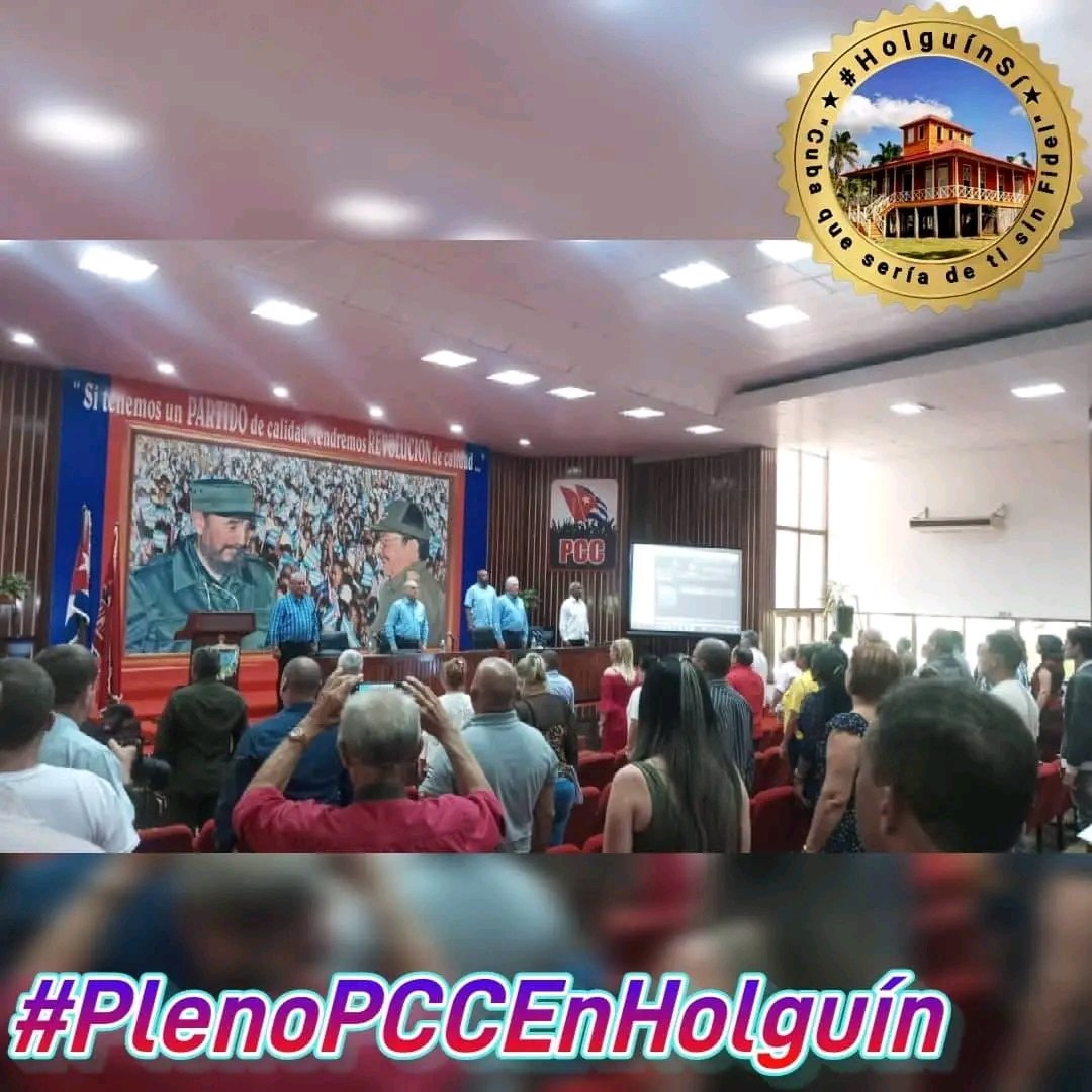 Participó este jueves el primer secretario del Partido y presidente de la República, <a href="/DiazCanelB/">Miguel Díaz-Canel Bermúdez</a> Díaz-Canel Bermúdez en el Pleno Extraodinario del Comité Provincial del PCC de #Holguín con el objetivo de evaluar el trabajo  en este territorio oriental.
#HolguinSi.
<a href="/PartidoPCC/">Partido Comunista de Cuba</a>