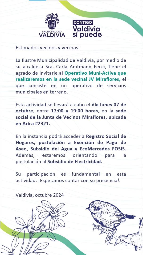 alucero84's tweet photo. Que paso aquí @munivaldivia no se supone que estan con subrogante y @Carla_Amtmann está en campaña. Ocupando recursos públicos para asegurar el cargo? @ServelChile @Contraloriacl https://t.co/x9wDvcx8VI