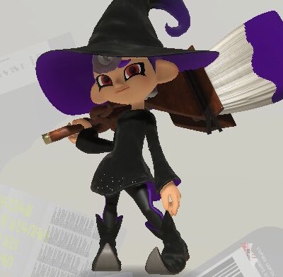Octo_MoonLight's tweet photo. Ema is wearing they’re witch outfit #Splatoon3 #nonbinaryoctoling #SplatoonOc #4SplatOc https://t.co/4GZBUp2aNc