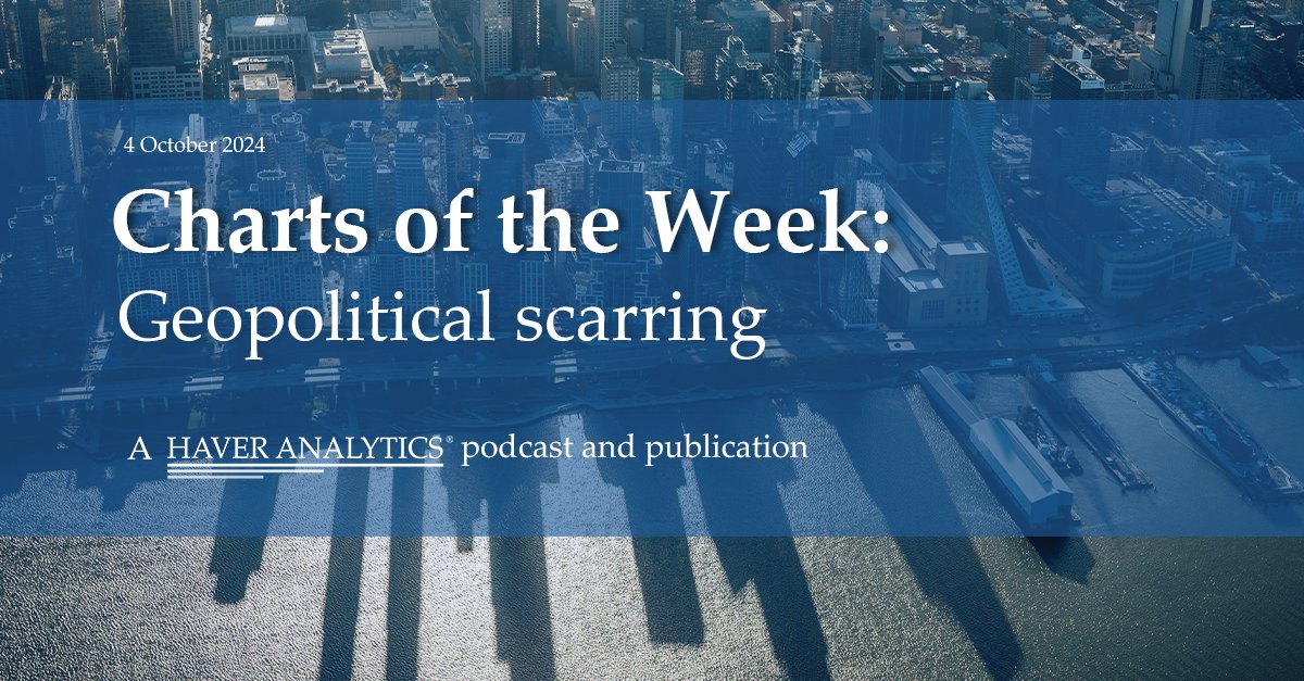 This week's podcast episode features George Buckley, Nomura's Chief European Economist. We home in on a number of topics including this week’s euro area inflation data, the broader outlook for the euro area and UK, and more. Listen here: haverproducts.com/charts-of-the-…