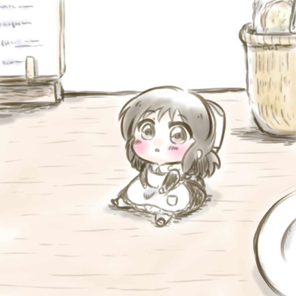 cafeを経営してたよ
 #最近フォローした人は知らない過去絵を晒す 