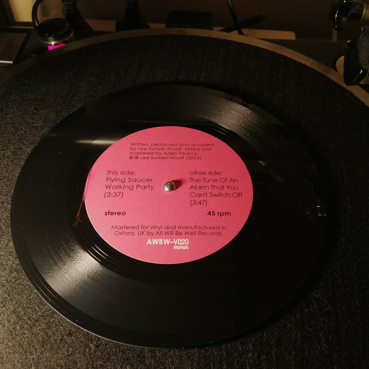 All Will Be Well Records (@awbwrecords) on Twitter photo OUT TODAY! New #7inchvinyl by <a href="/Lee_Switzer/">Lee Switzer-Woolf</a> - order from leeswitzerwoolf.bandcamp.com/album/flying-s… OUT TODAY! New #7inchvinyl by <a href="/Lee_Switzer/">Lee Switzer-Woolf</a> - order from leeswitzerwoolf.bandcamp.com/album/flying-s…