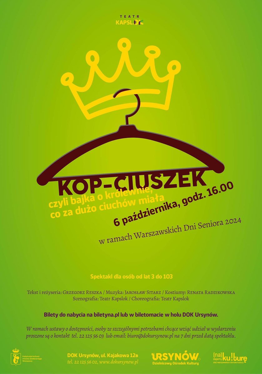 DokUrsynow's tweet photo. Weekend na Kajakowej 👍
#DOK #Ursynów #kultura https://t.co/g1tB7kjMJ5