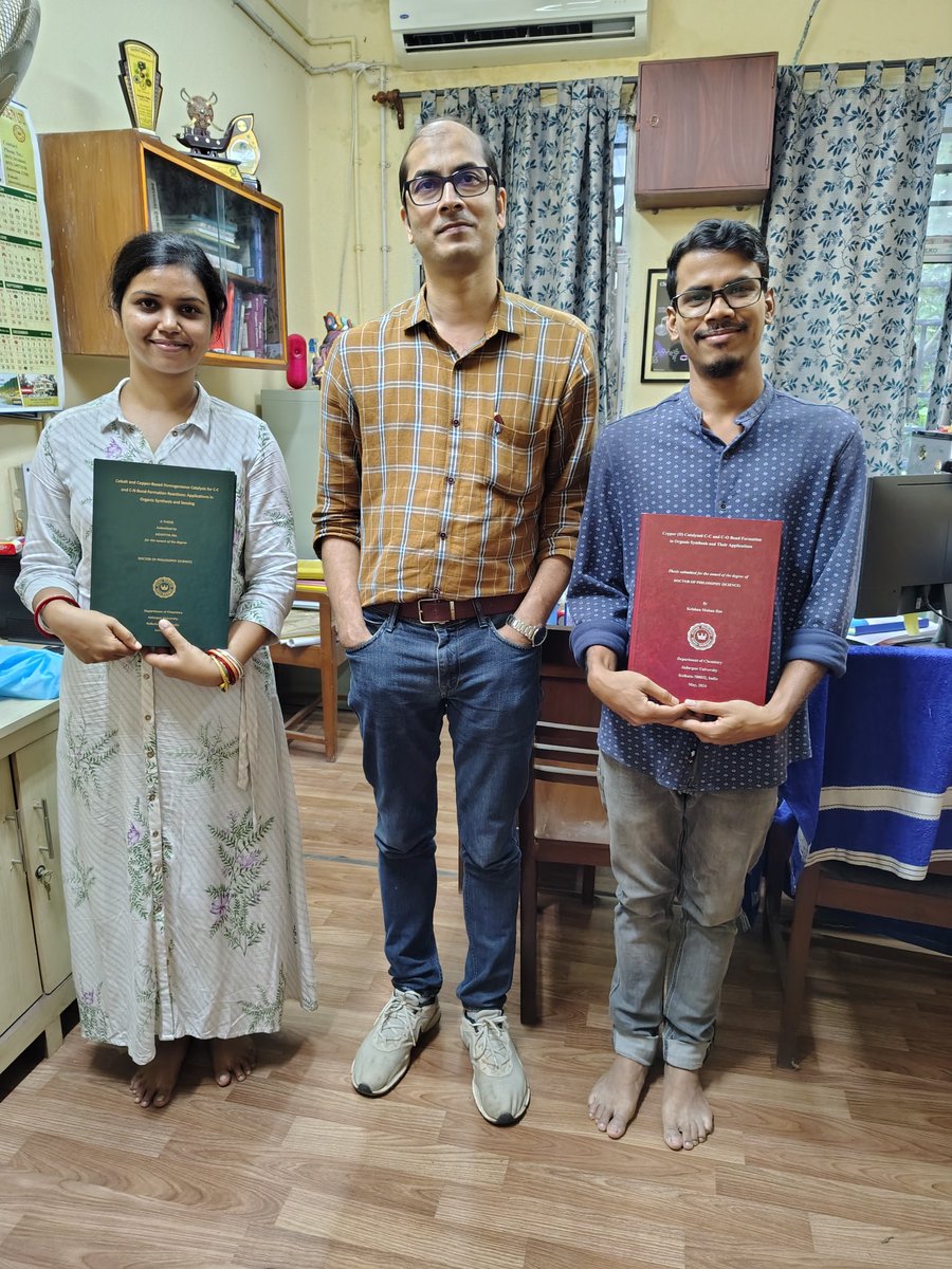 Arunabha Thakur Research Lab (@at_research_lab) on Twitter photo #Dr. 3 and 4 of AT research group. Congratulations to Adwitiya Pal and Krishna Mohan Das for successfully defending their thesis. 
Wishing you both all the best for your future endeavours. #Dr. 3 and 4 of AT research group. Congratulations to Adwitiya Pal and Krishna Mohan Das for successfully defending their thesis. 
Wishing you both all the best for your future endeavours.