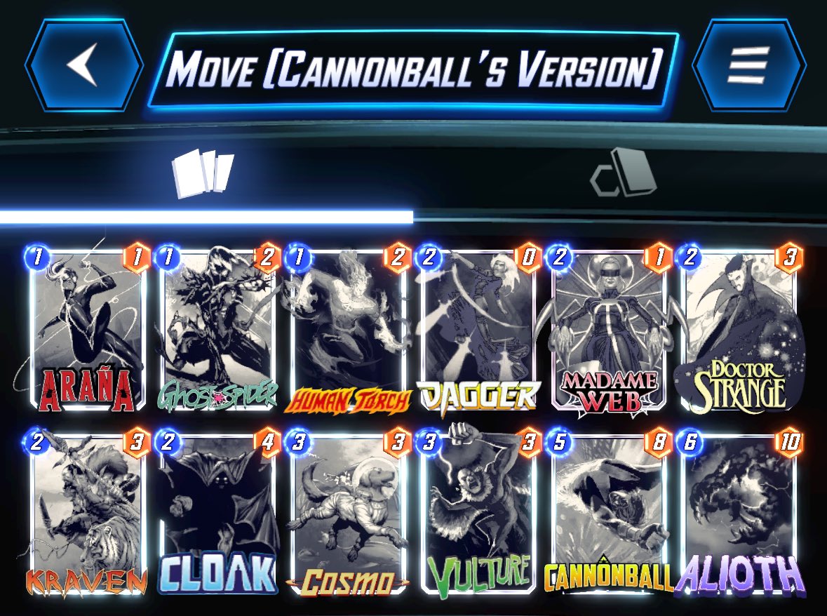 Thursday_4's tweet image. I feel a bit boring playing basically the same deck, but FYI Move is still nuts. And I can’t come up with a stronger deck to play, so I’m playing it. The one change is Alioth—who is very good in this meta.

Little guide below 👇🏽