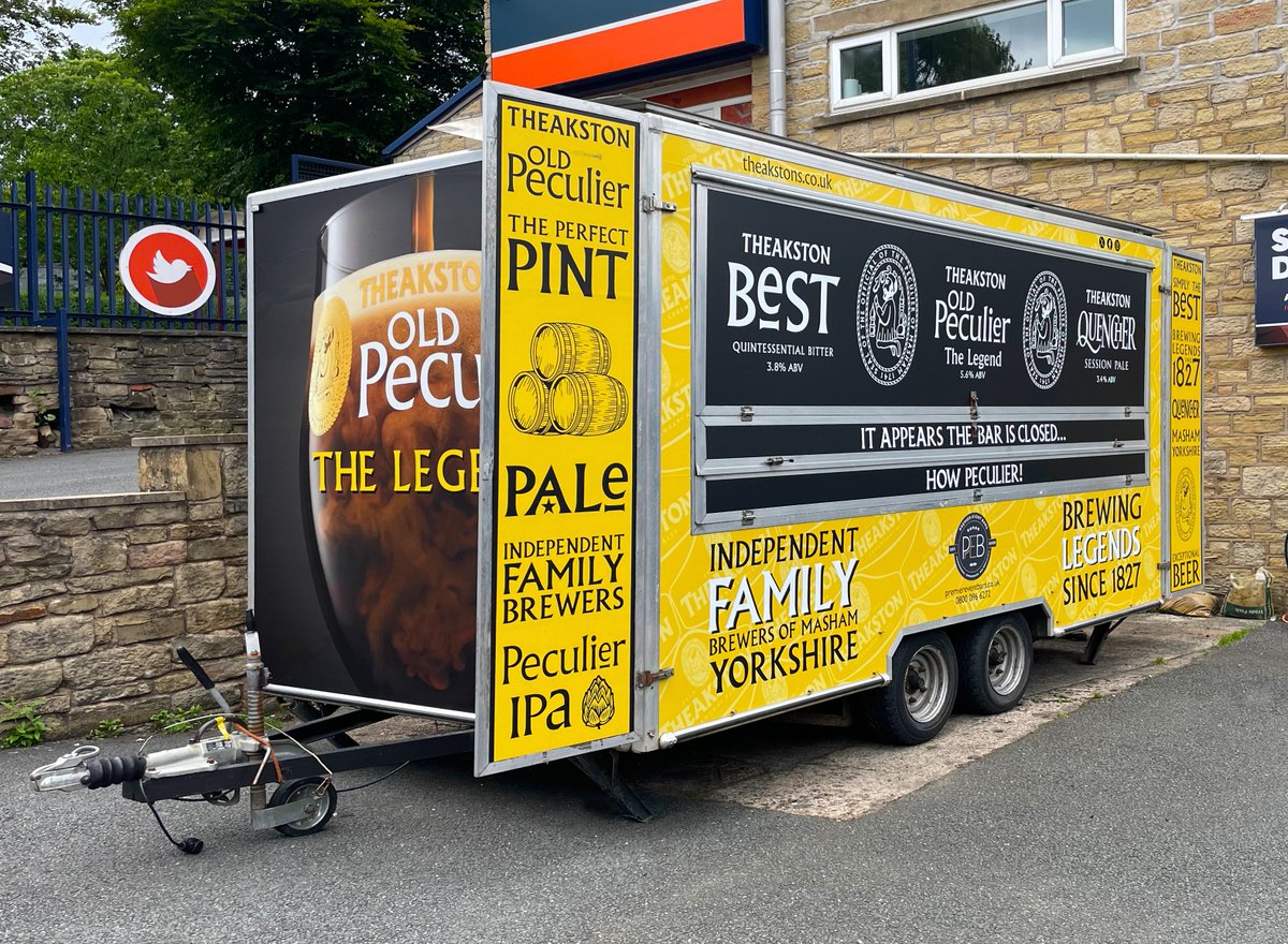shopsigndesign's tweet photo. Premier Bar Events - Theakston Trailer
📌Full wrap and re-brand of mobile bar trailer.
https://t.co/QiQ2tieHnT
https://t.co/0WYrs3mvKU

#eventbar #brewery #events #wrap #trailers https://t.co/49BPw8rBep