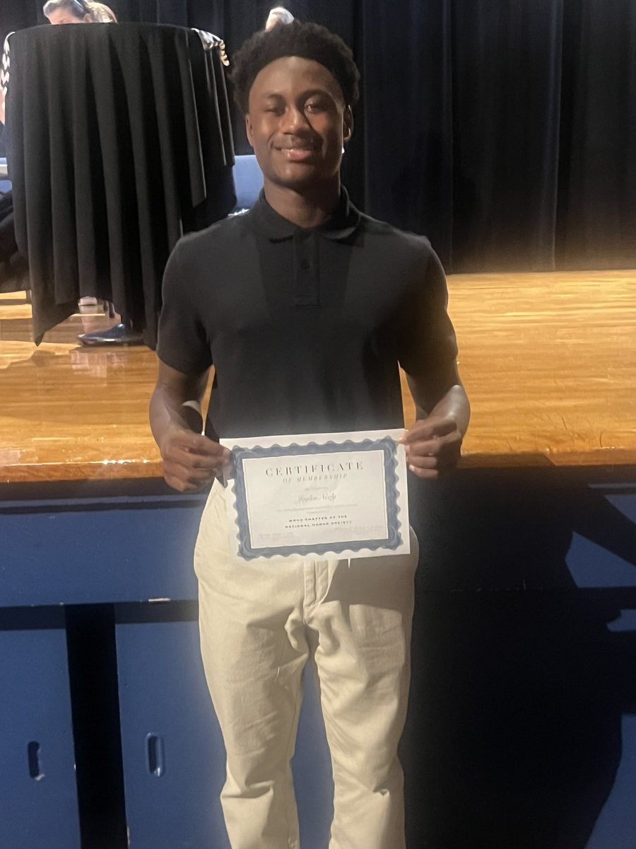 Recently inducted to National Honor Society (NHS)!!