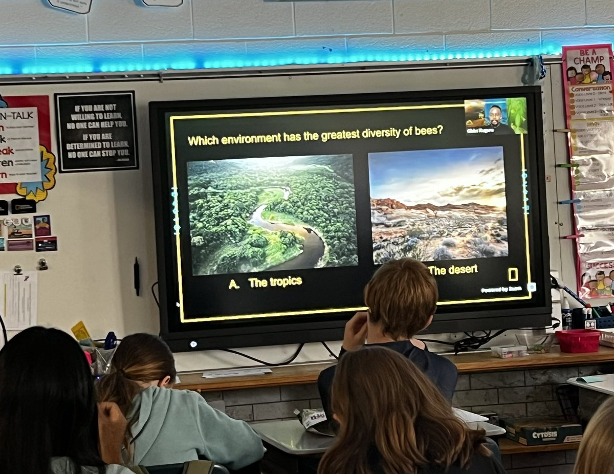 wendi322's tweet image. 🙌🏻😃 When your school gets a shout-out from @NatGeoEducation ‘s #ExplorerClassroom before learning all about bees with @felicitymuth 🙌🏻🙌🏻
@ChathamCoSch @SilkHopeEagles