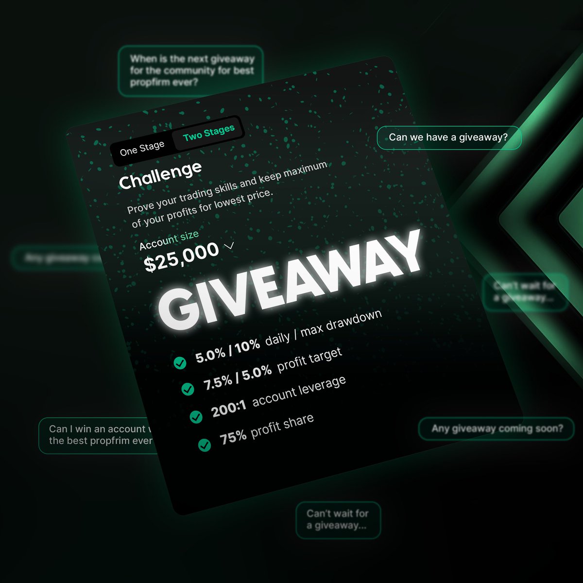 BullsForProfit's tweet photo. 🎊GIVEAWAY🎊 
💰Prize: $25000 x 3 Evaluation accounts
🏆 3 Winners in 72 hrs 

Must be:
• Following @FinotiveFunding @BullsForProfit
• Retweet &amp; Like
• Tag 2 traders
• Do Register on Finotive Funding's website, link is in comment https://t.co/sSf5fZRALK