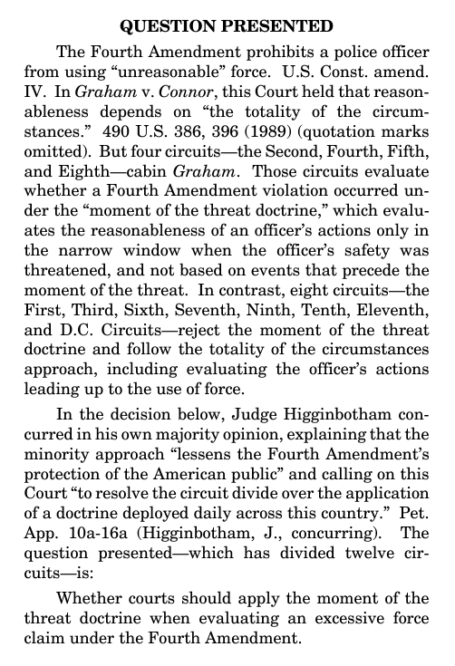 Holy mackerel SCOTUS granted cert in a Fourth Amendment case: supremecourt.gov/search.aspx?fi…