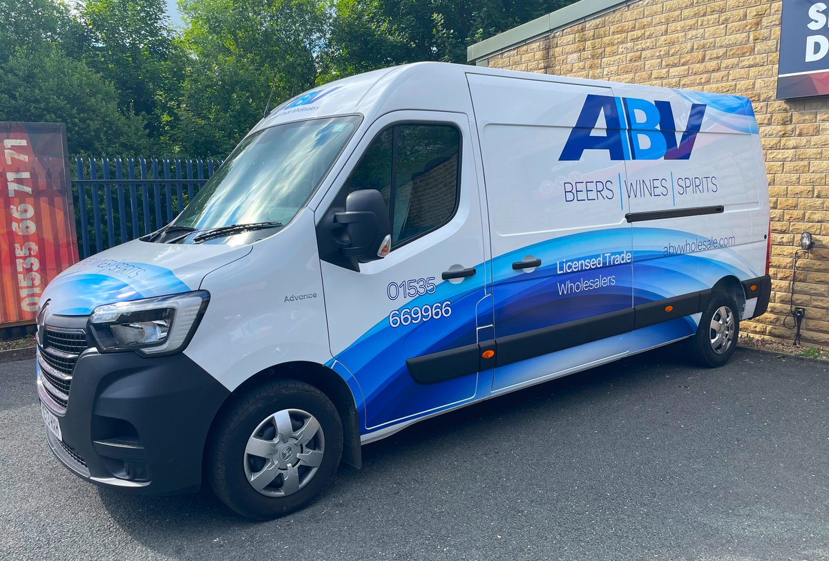 shopsigndesign's tweet photo. ABV Licensed WholesalerKeighley.
New vehicle graphics.
https://t.co/eses72Wa1B
📍4, Holme Mill, Holme Mill Ln, Keighley BD22 6BN

#van #wrap #keighley #graphics https://t.co/OL97h4Cgbv