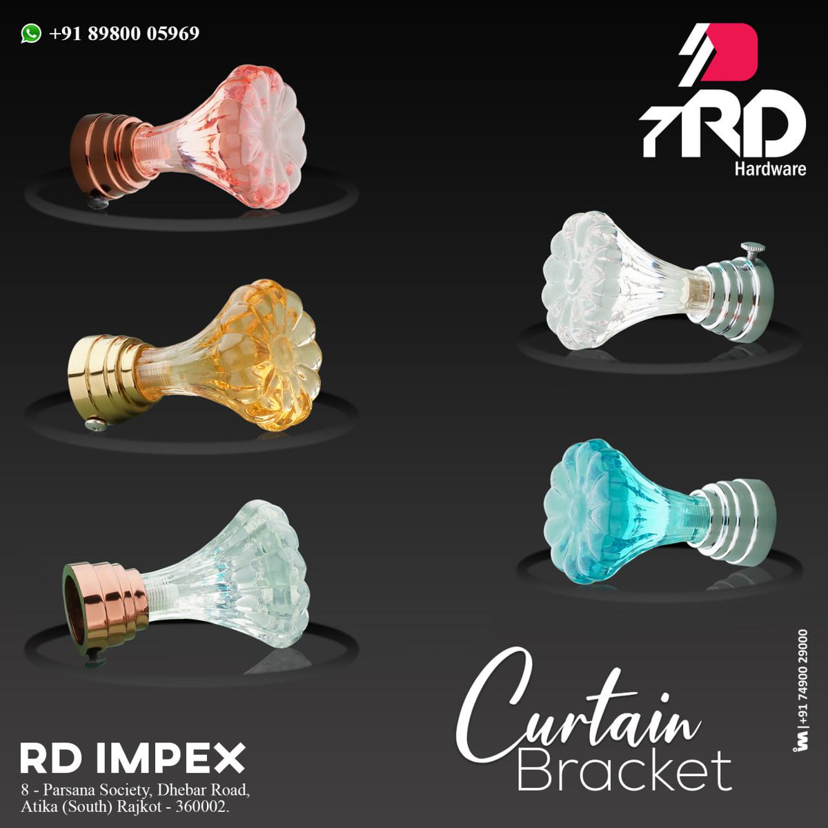ibais_hardware's tweet photo. RD IMPEX (RAJKOT)
For enquiry via WhatsApp click:
https://t.co/4R4e3lvy5H
Mr. Yogesh Patel - 89800 05969
#curtainbracket #curtainhardware #curtainfitting #hardwareaccessories #hardware
.
@ibais_hardware https://t.co/sFGXtMoWwk